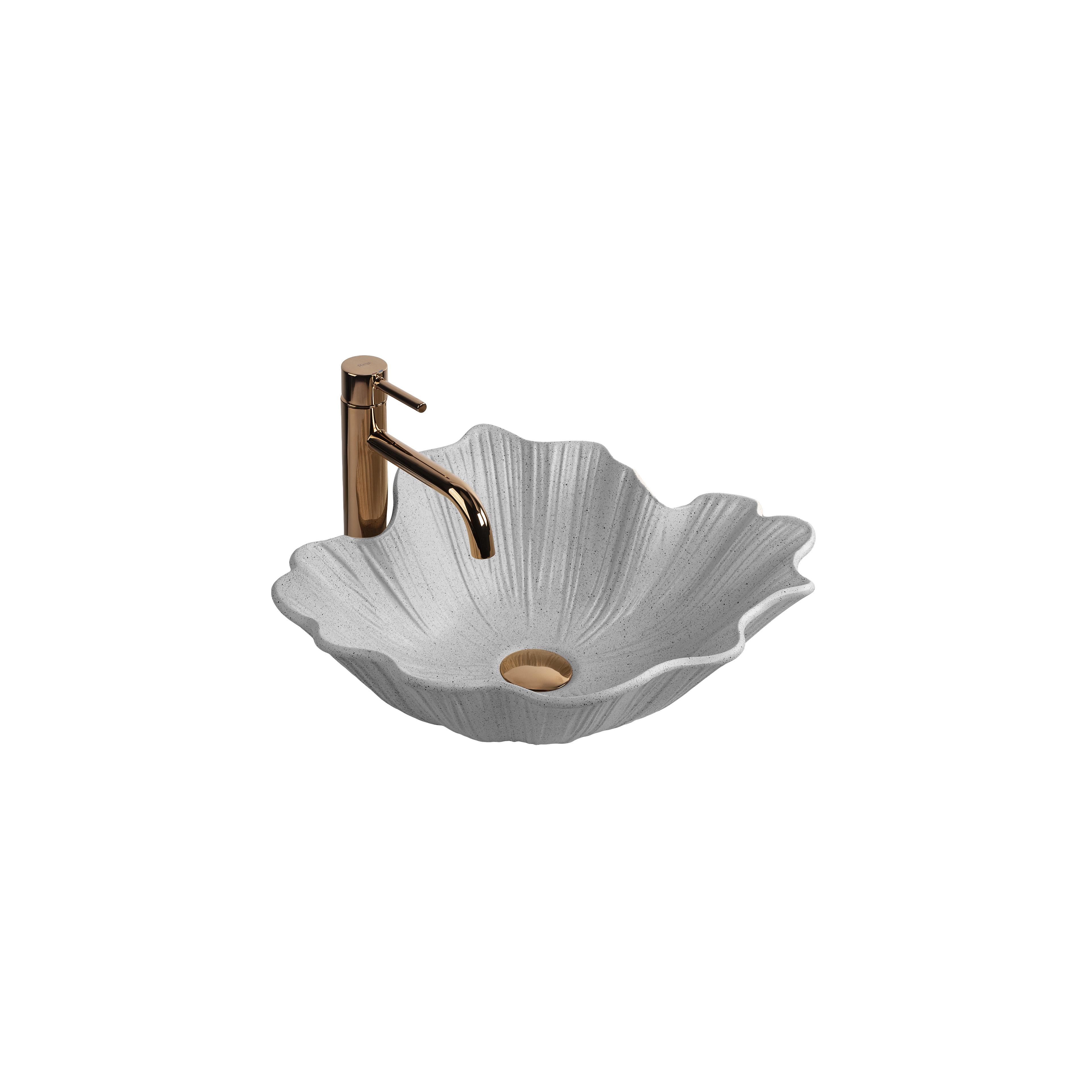 Aufsatzwaschbecken Rea Flower Grey