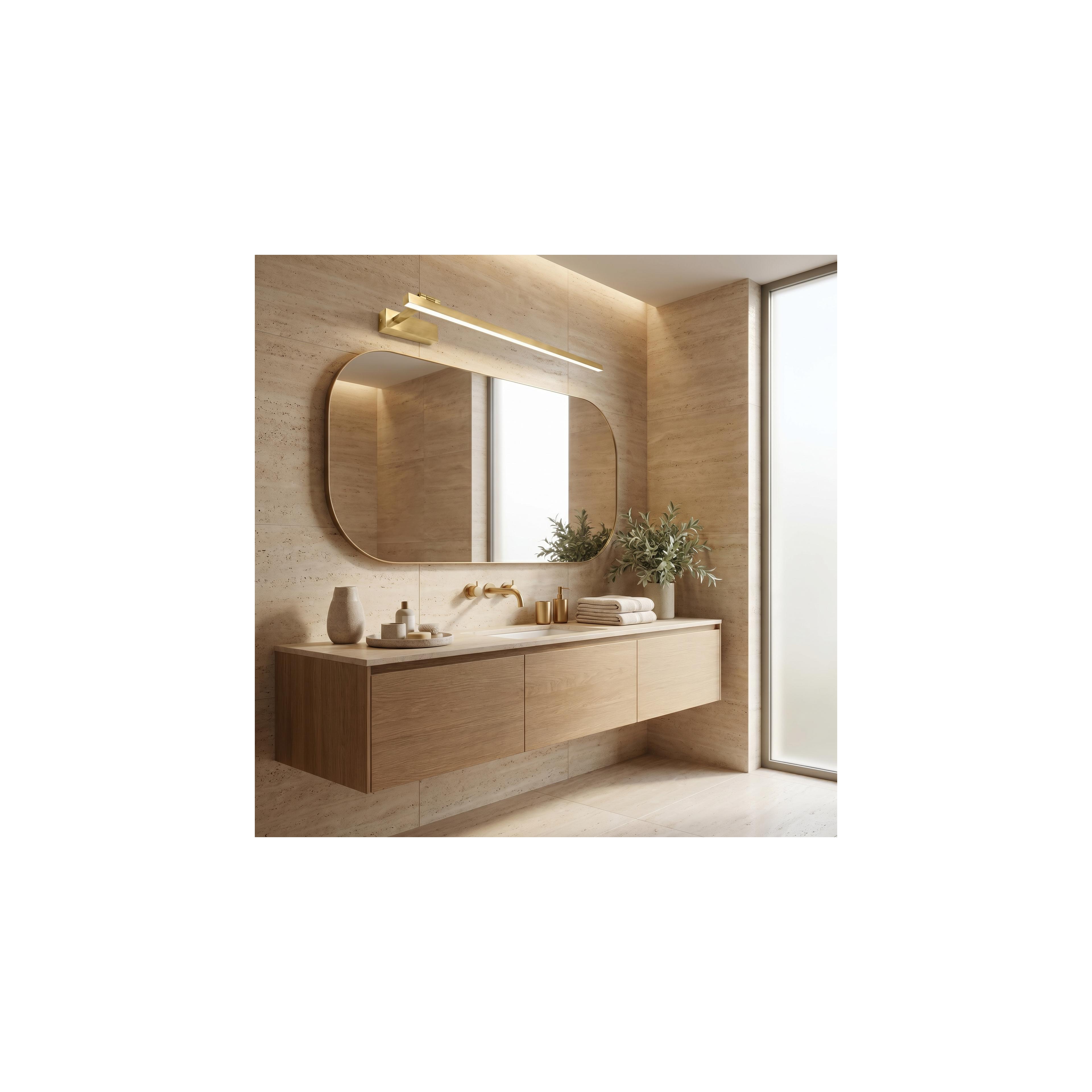 Bad LED-Wandleuchte SWE033-1W 80cm BRUSH GOLD