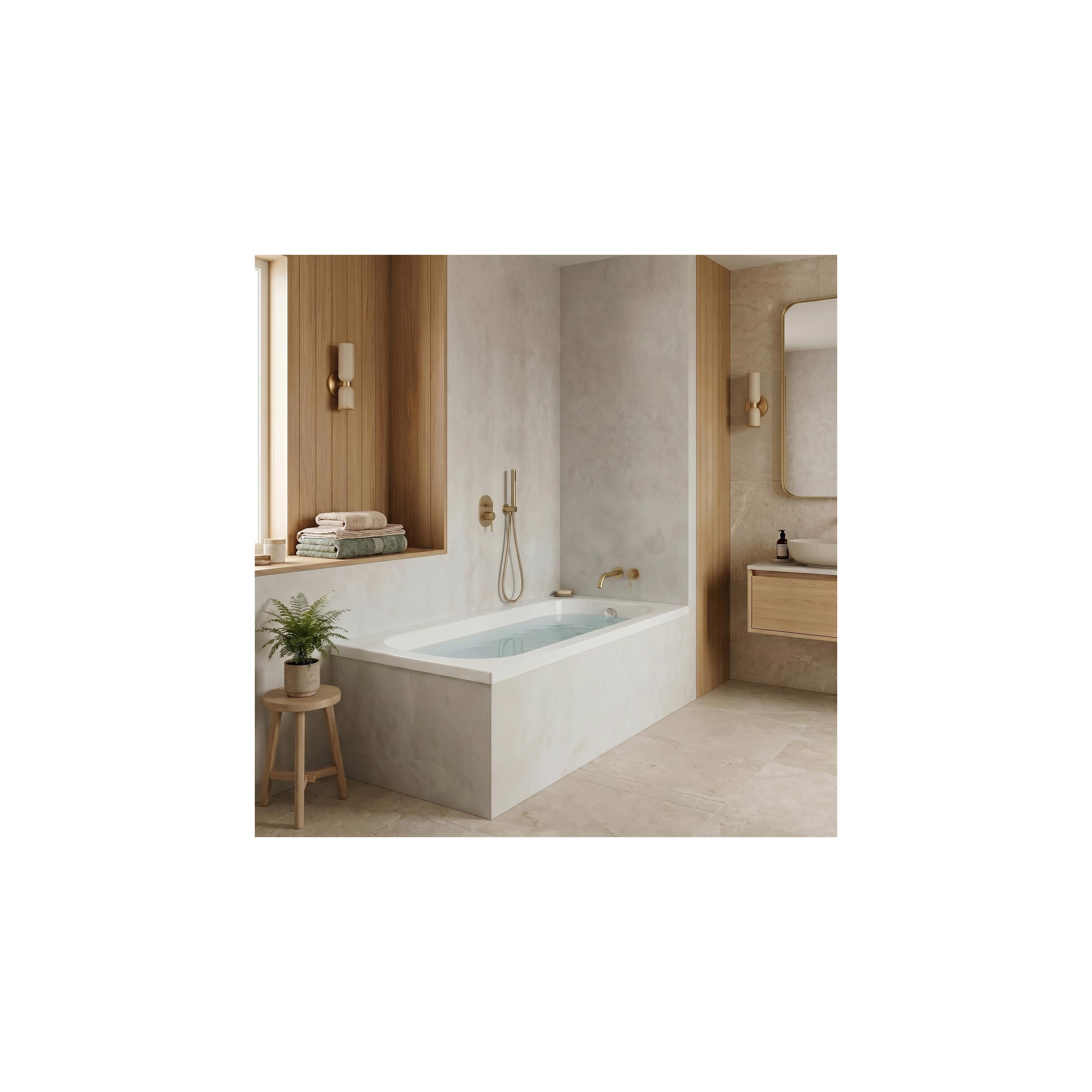 Acryl-Einbaubadewanne Rea Gloria 130