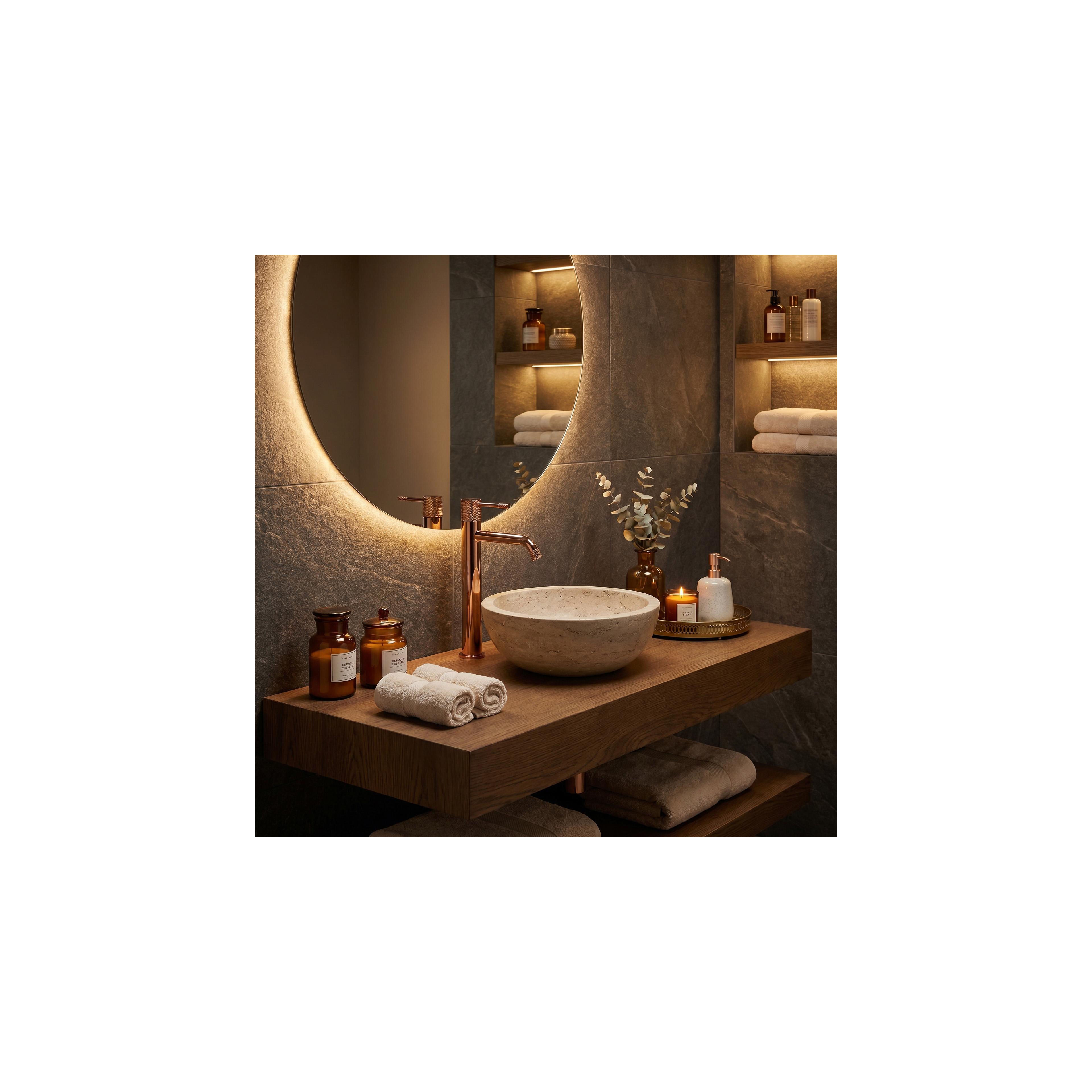 Waschbeckenarmatur Rea  Venti Copper high