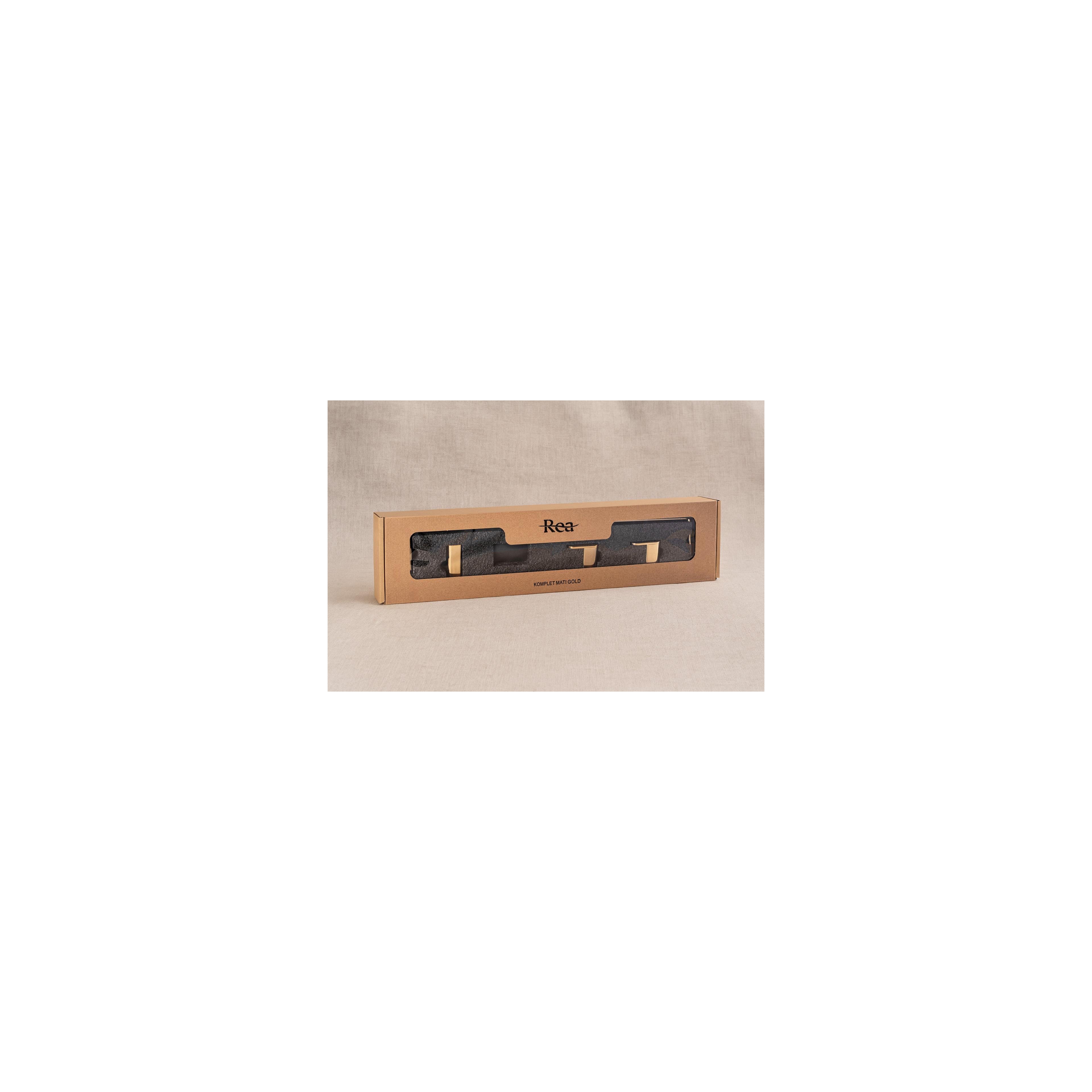 Badezimmer-Accessoire-Set Mati Gold 4-teilig