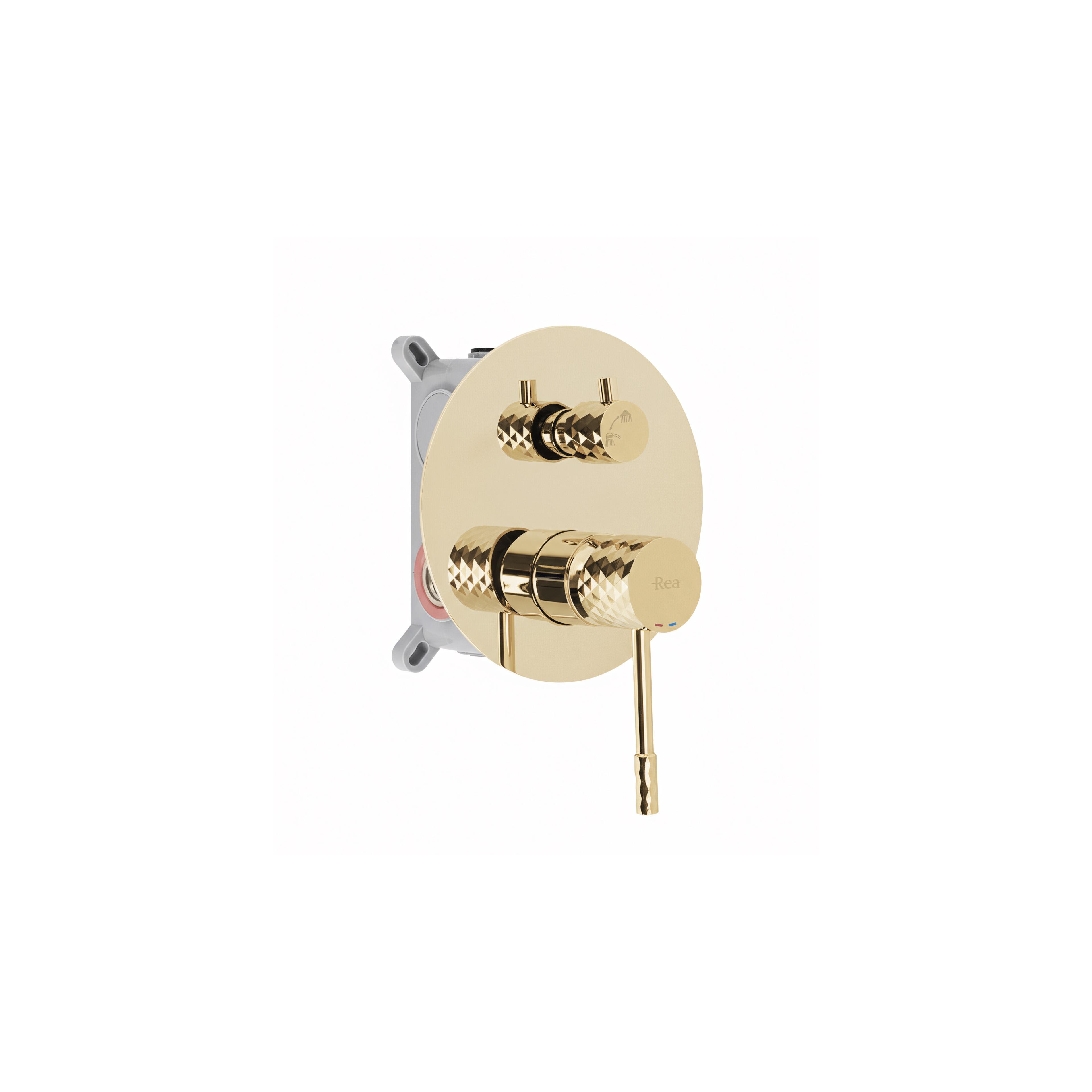 Shower system Rea Lungo Diamond Gold + BOX