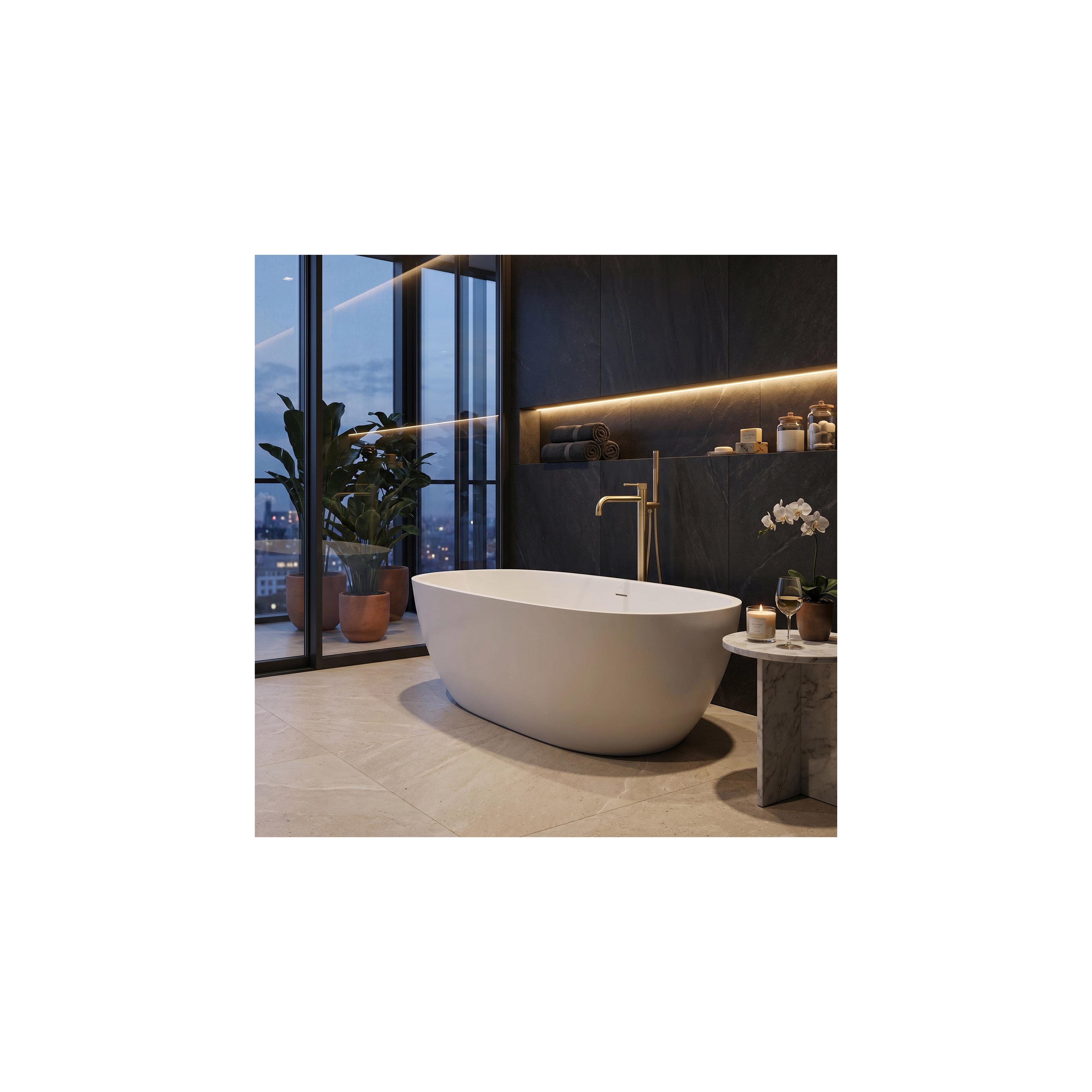 Free-standing faucet Rea Venti Brush Gold
