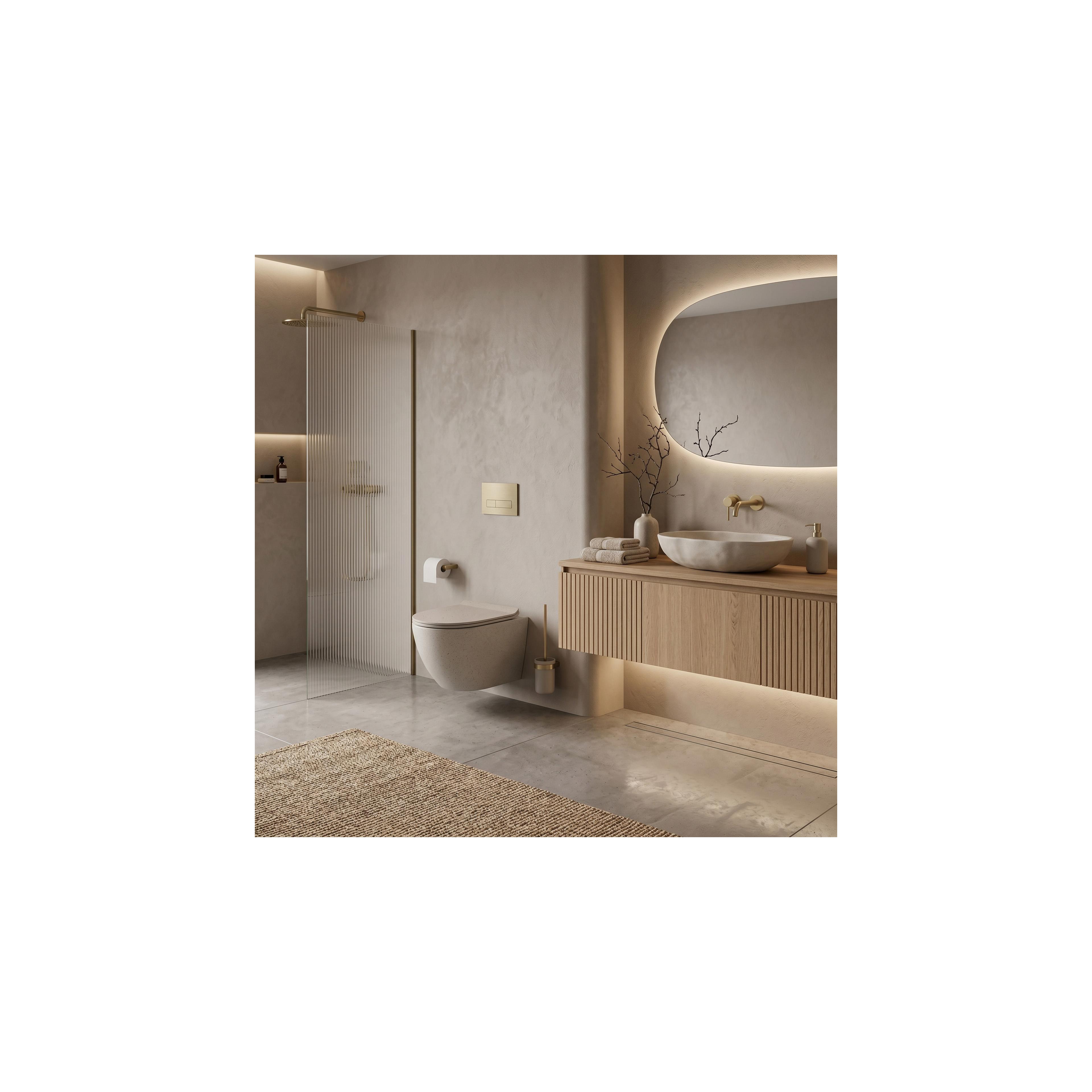 Toilet bowl REA Carlo Mini Tornado Greige