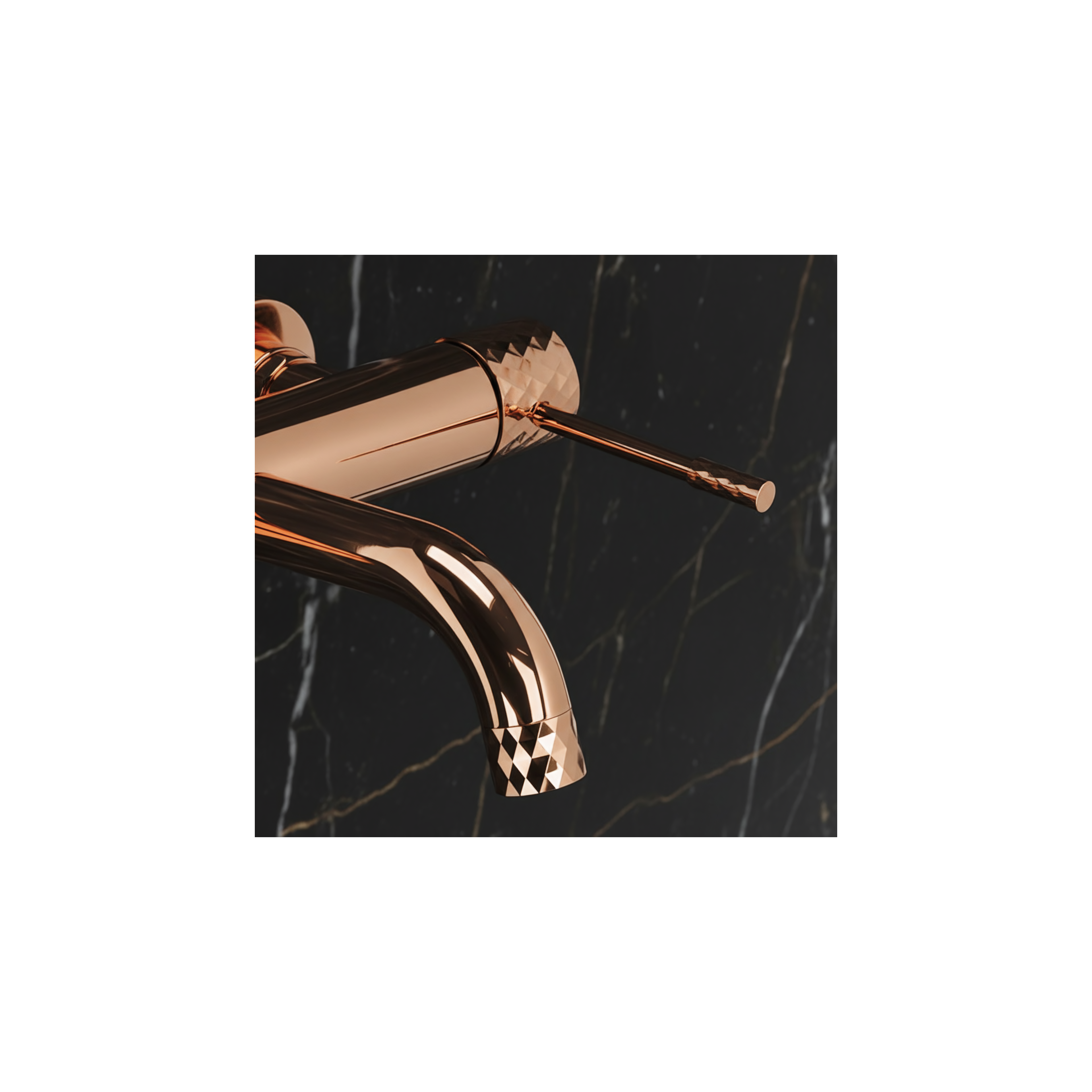 Bathroom faucet Rea Lungo Diamond Copper