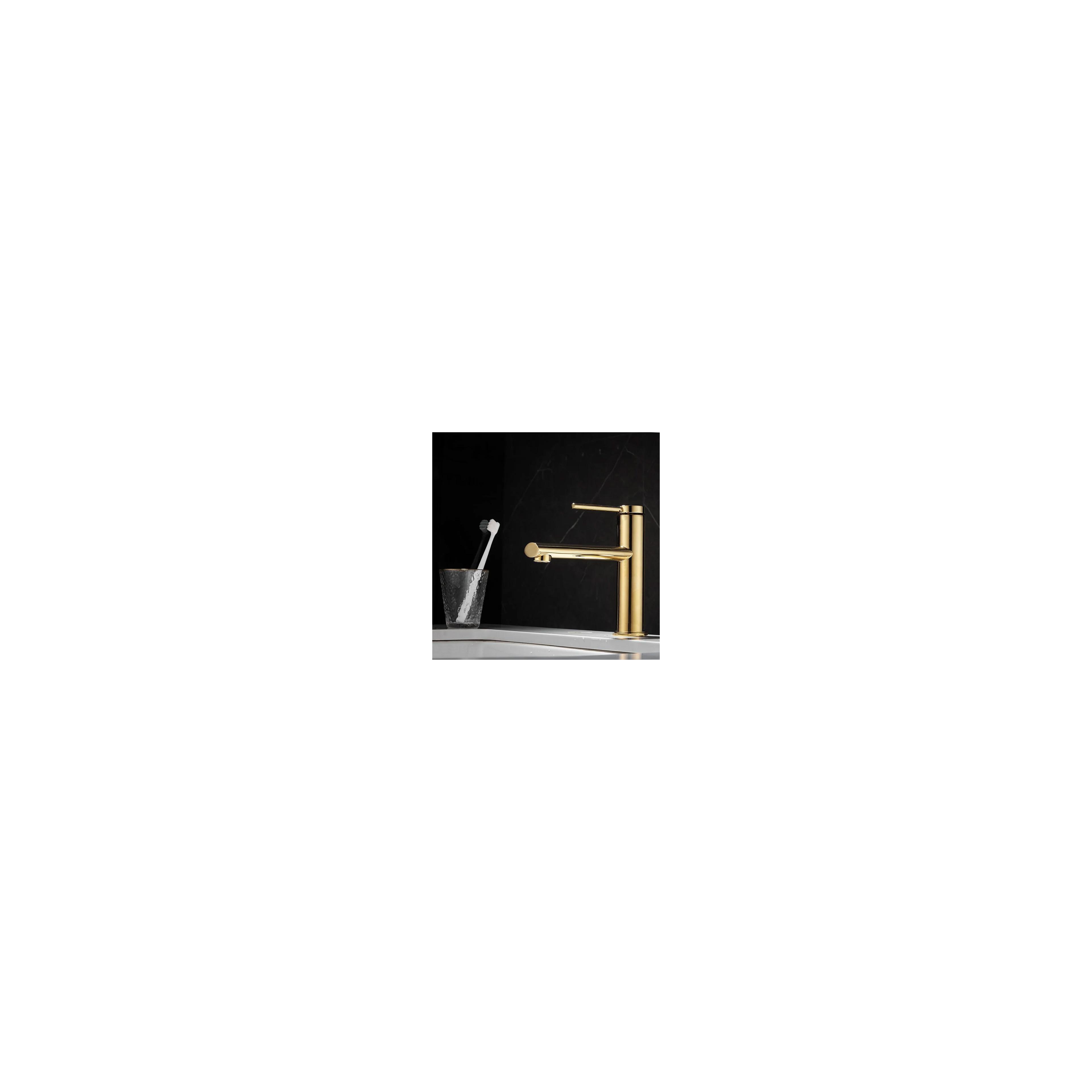 Waschbeckenarmatur REA OVAL GOLD low