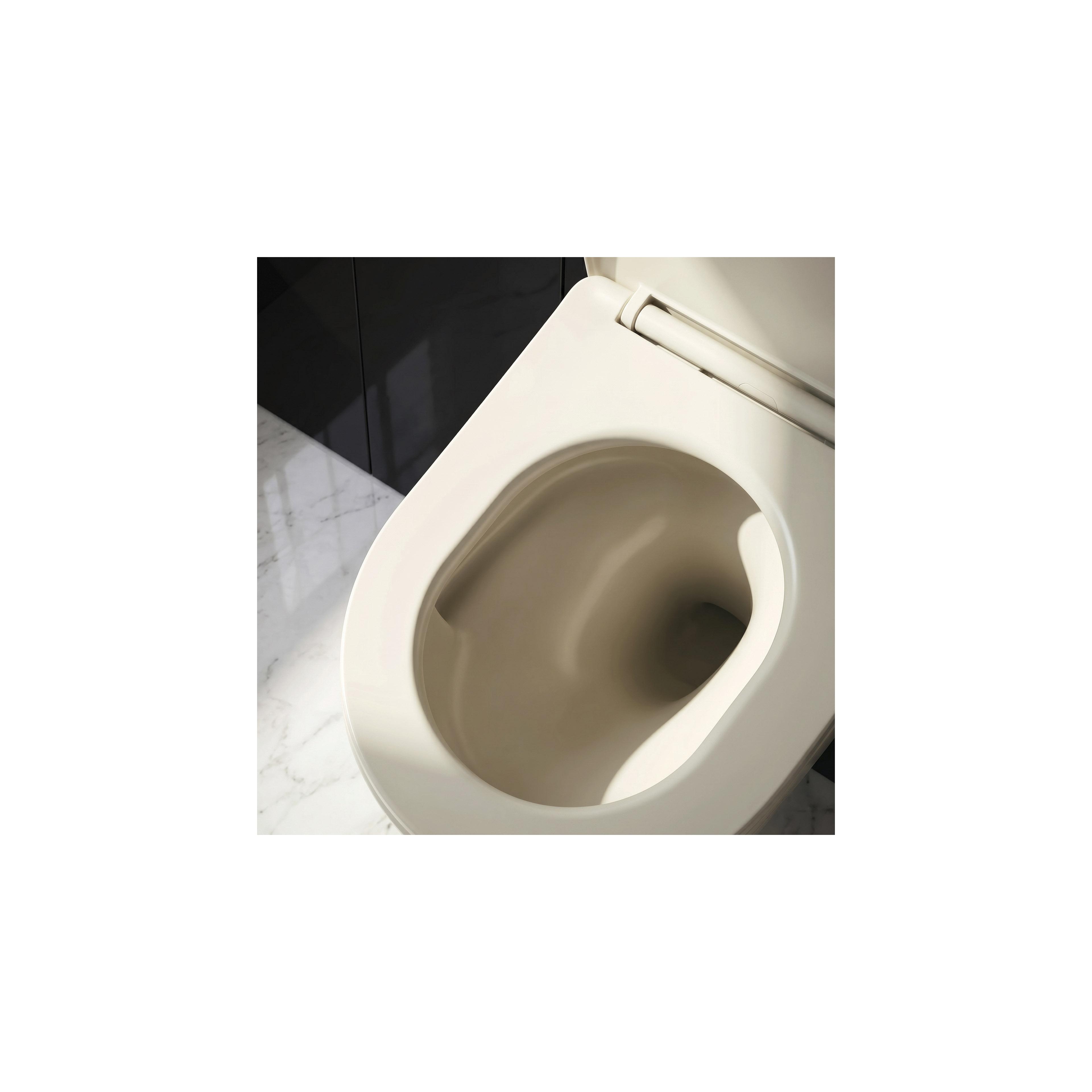 Set: Wall-Hung WC Bowl Focus + Countertop Washbasin Rea Focus Creme