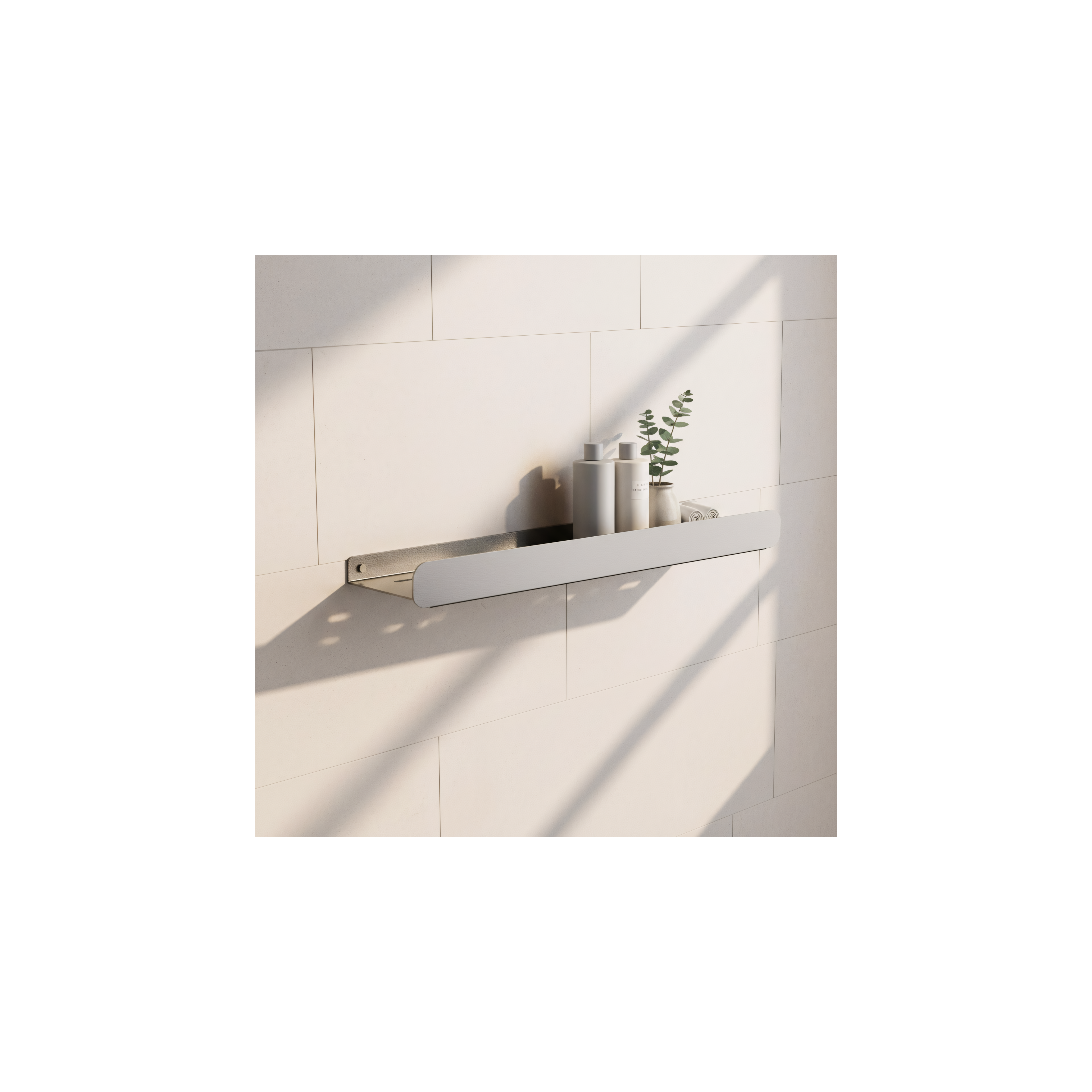 Bathroom shelf SF03 60cm steel brush
