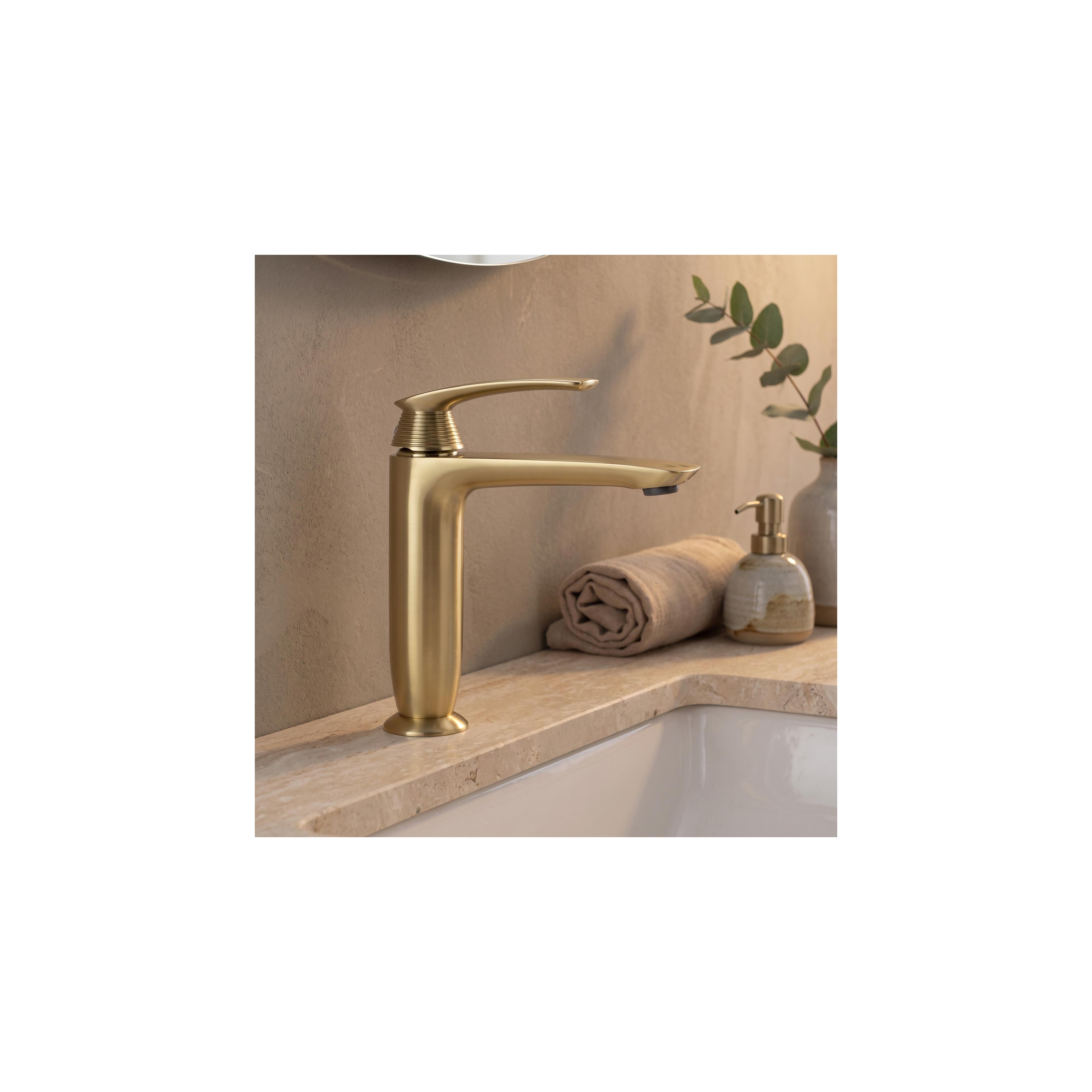 Valamusegisti PREMIUM REA Como Brush Gold Low