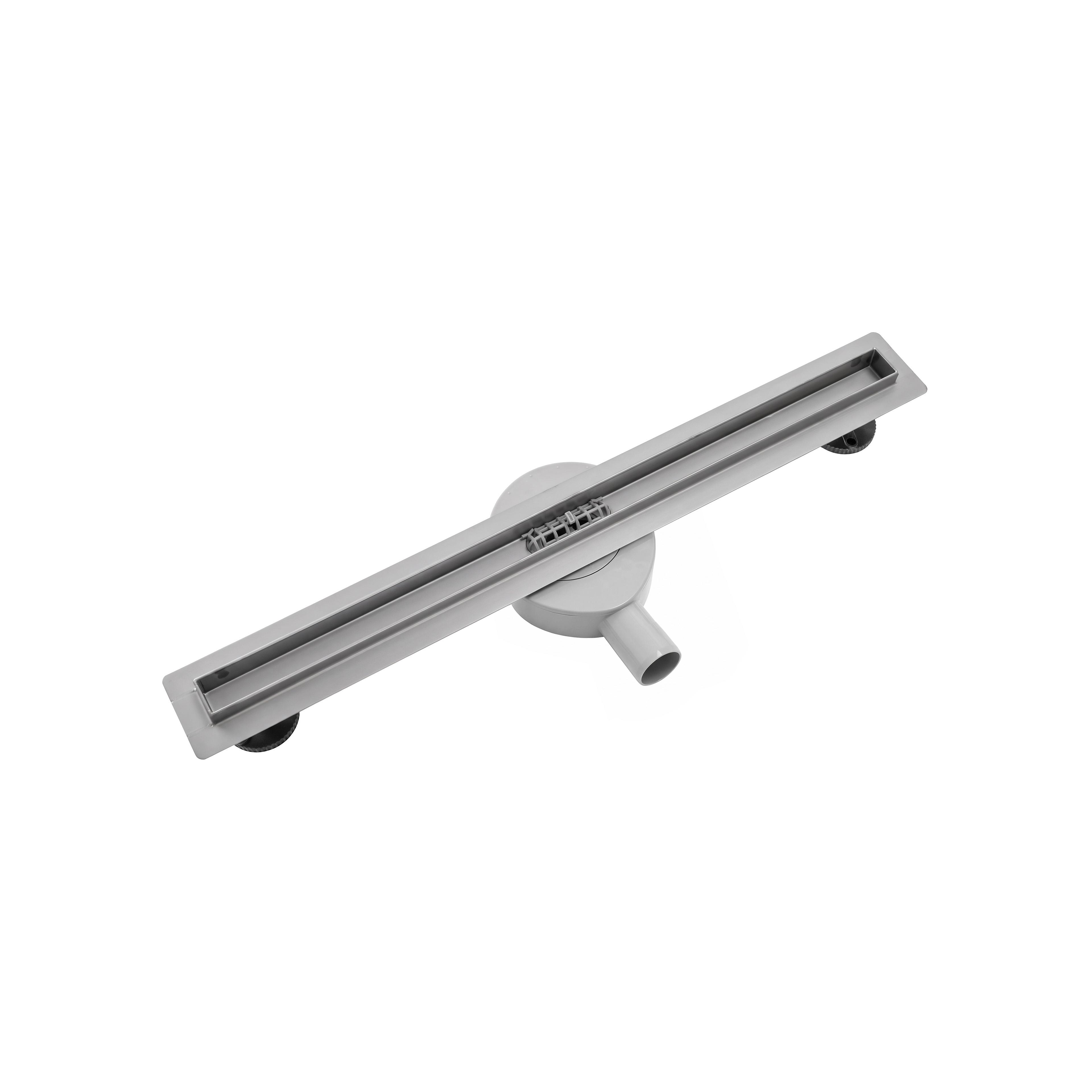 Rea Neo Slim Pro Nickel Brush INOX 90 lineārā notekcaurule
