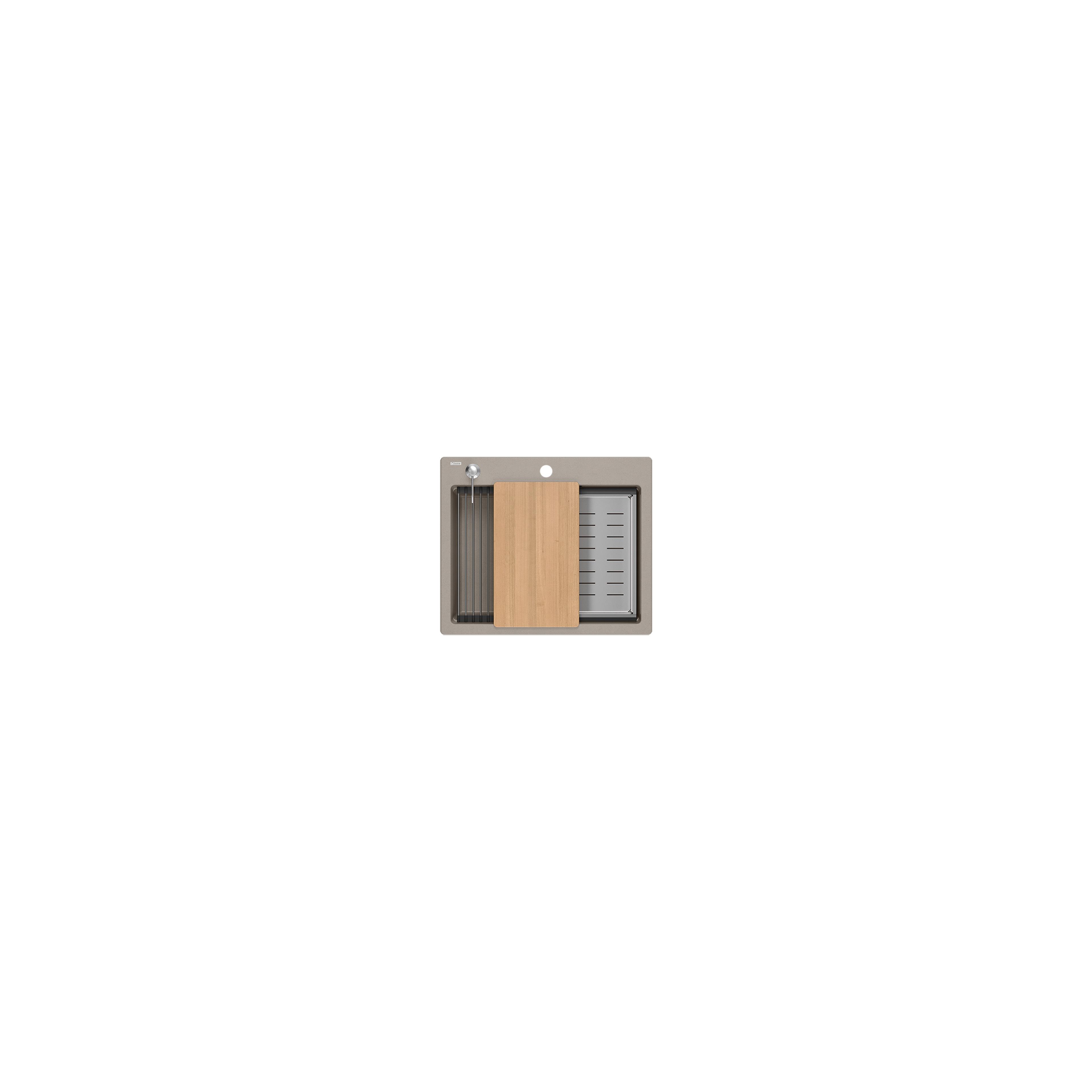 Granitspülbecken KURT 110 WORKSTATION BEIGE