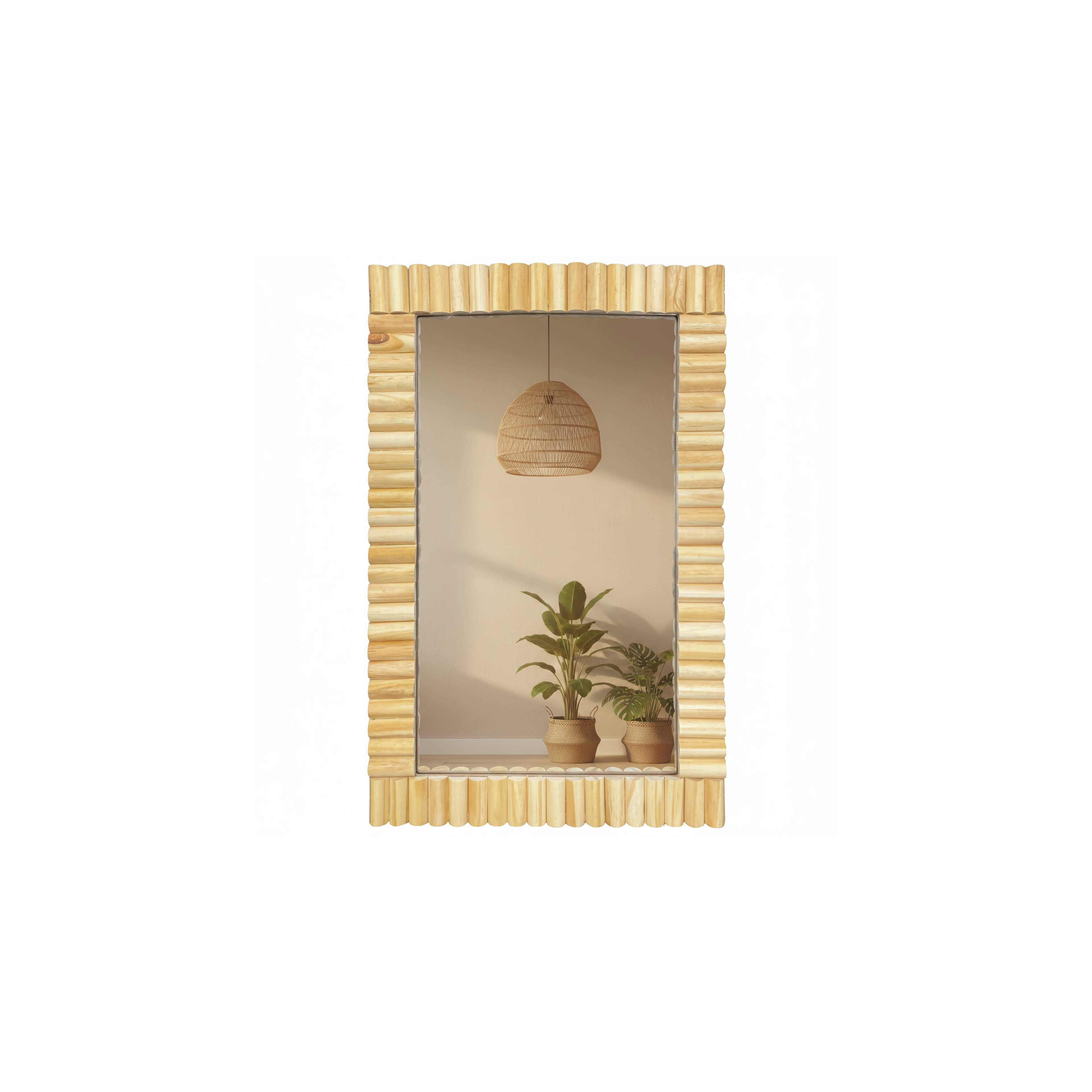 Boho-Wandspiegel 55CM KLNA-MR01