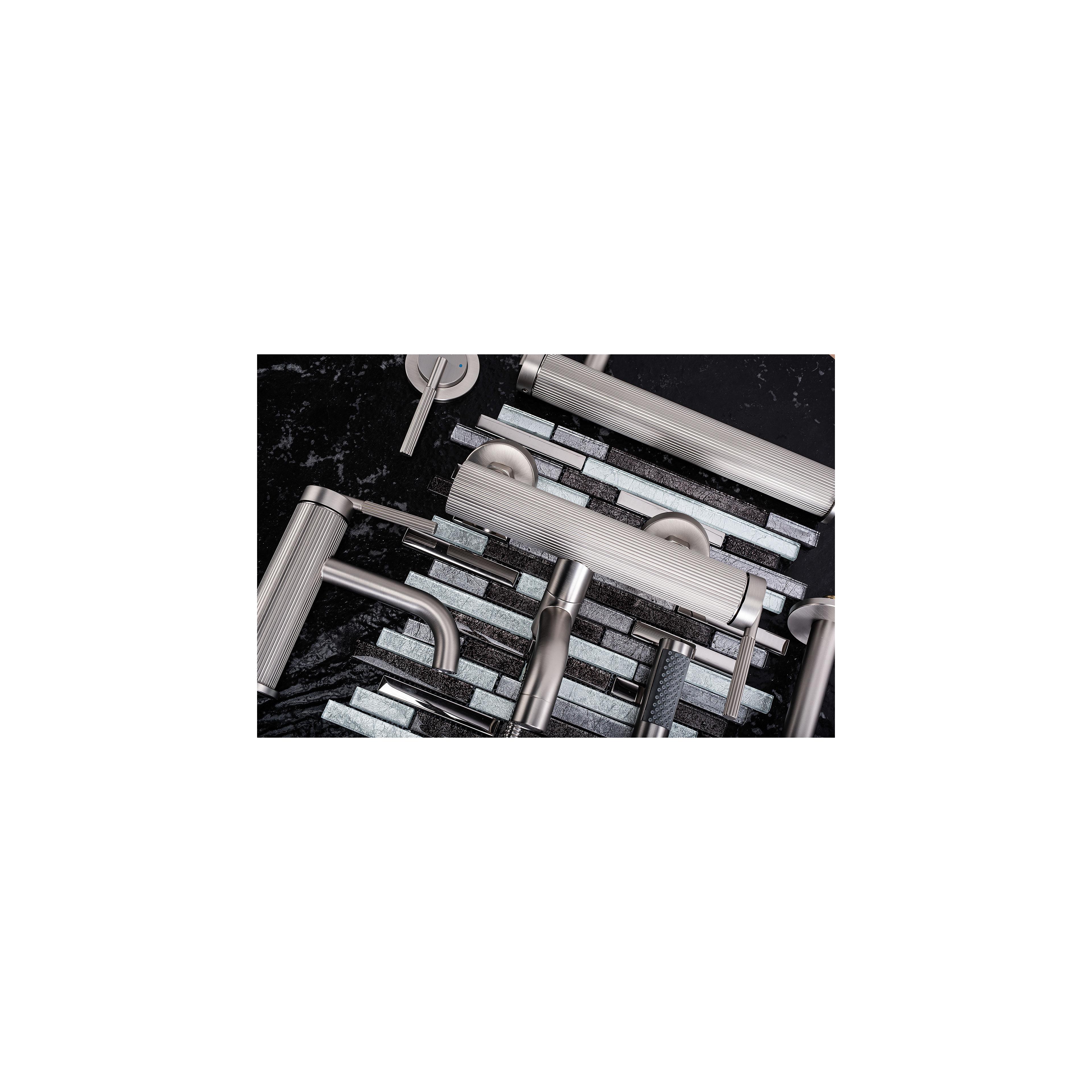 Wannenarmatur REA Argon Brush Nickel
