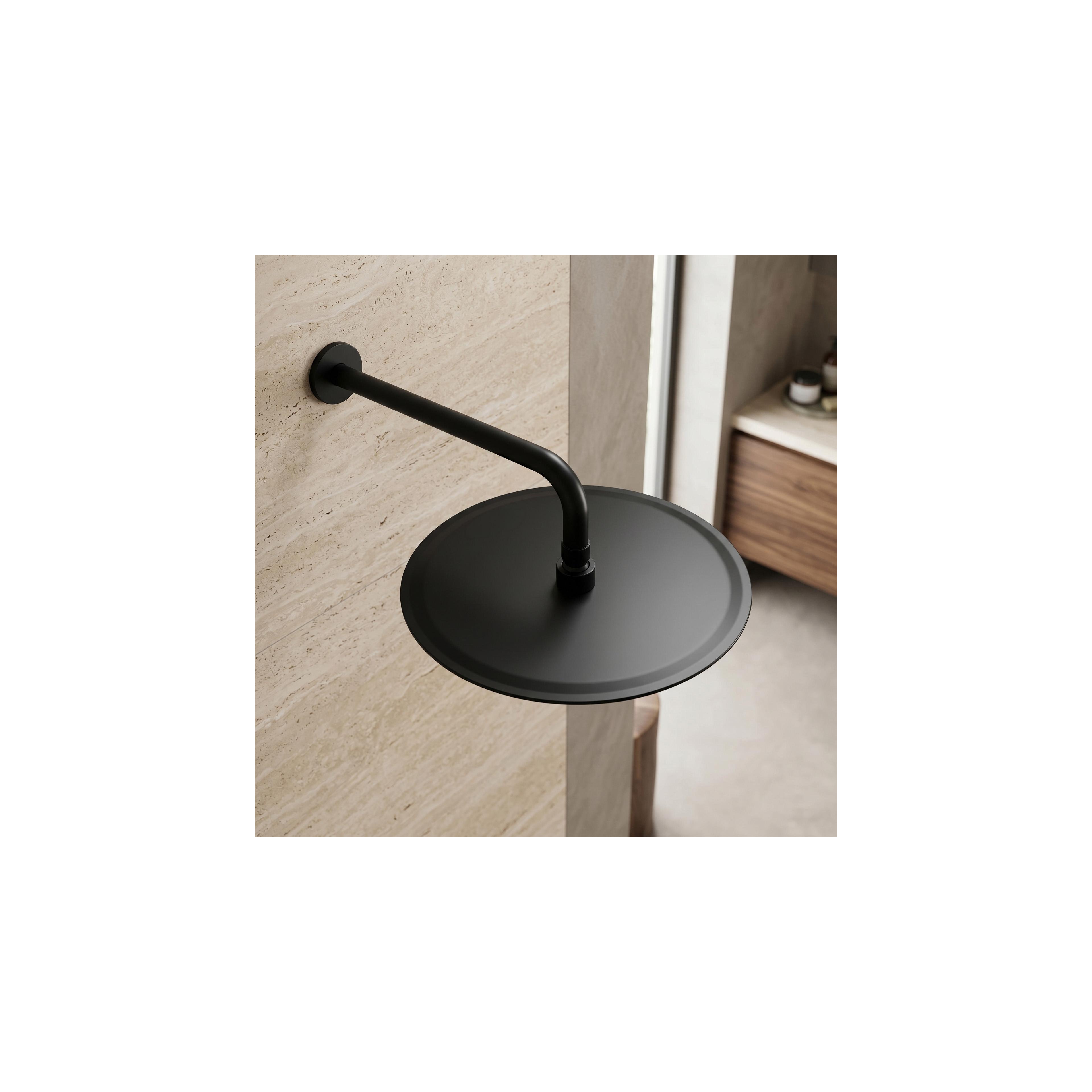 Кръгла душ глава REA JS-P014B 30cm Black