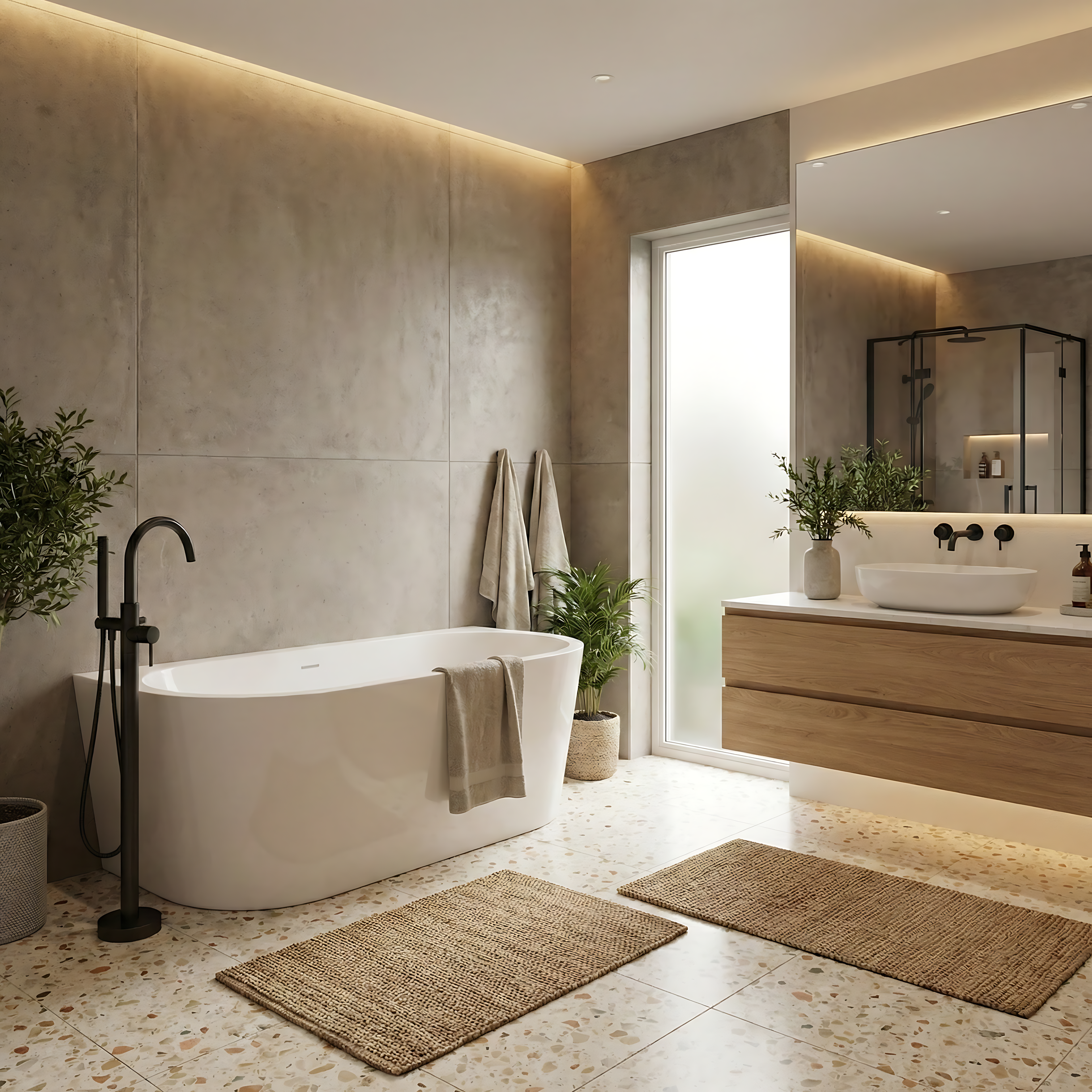 Acryl Wandmontage Badewanne OLIMPIA 150 cm