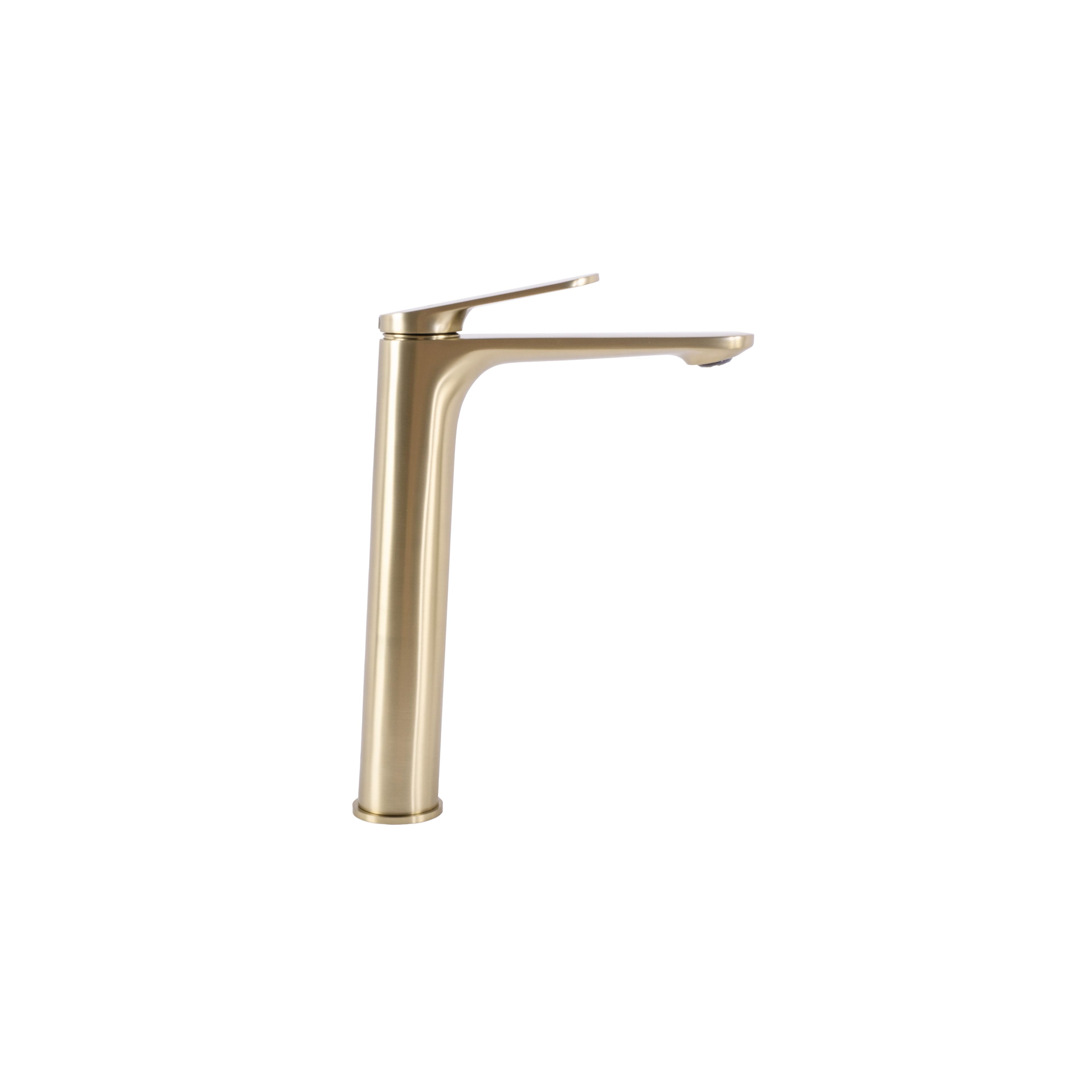 Waschbeckenarmatur Rea Marco Brush Gold high