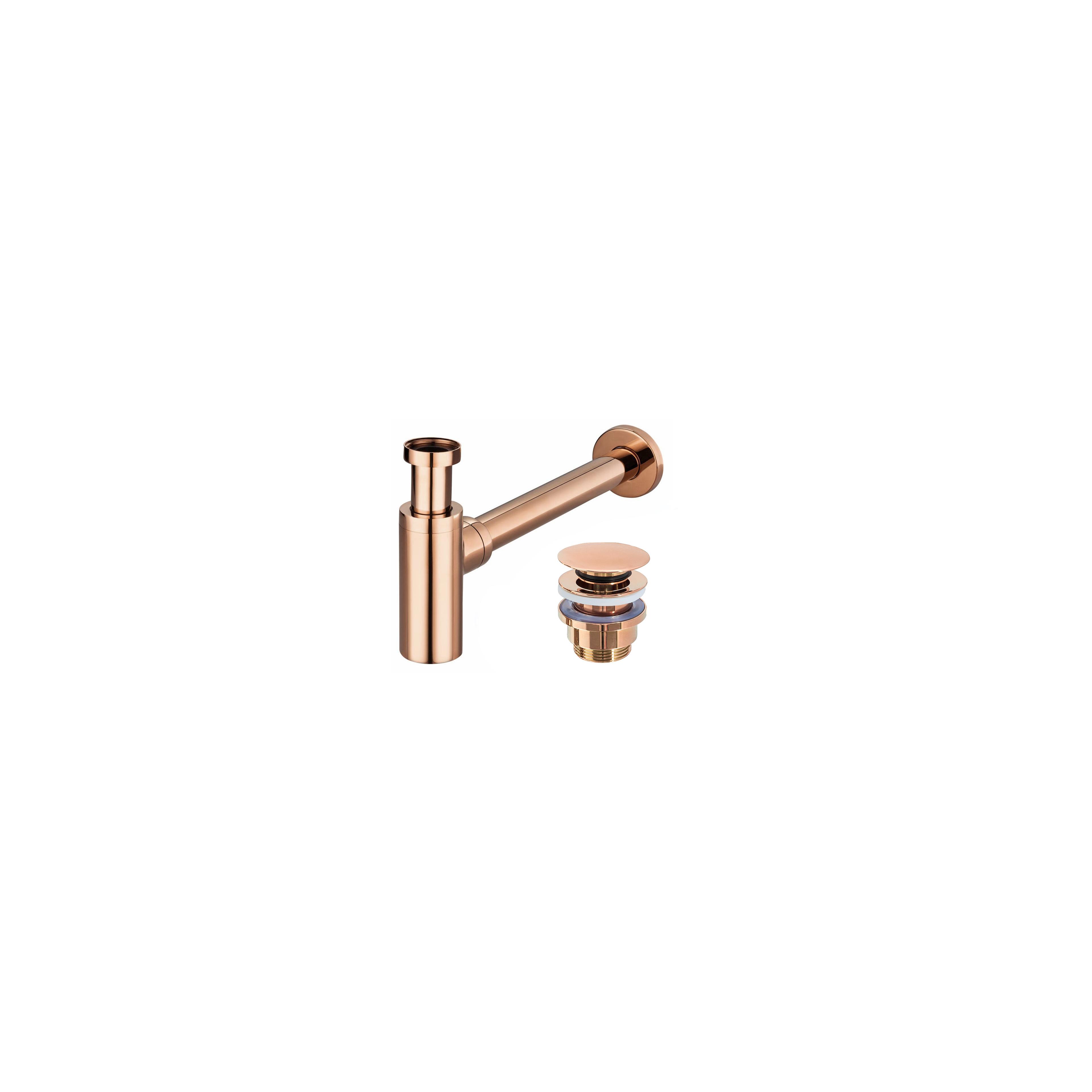 Siphon universell Klik-Klak Rea rose gold