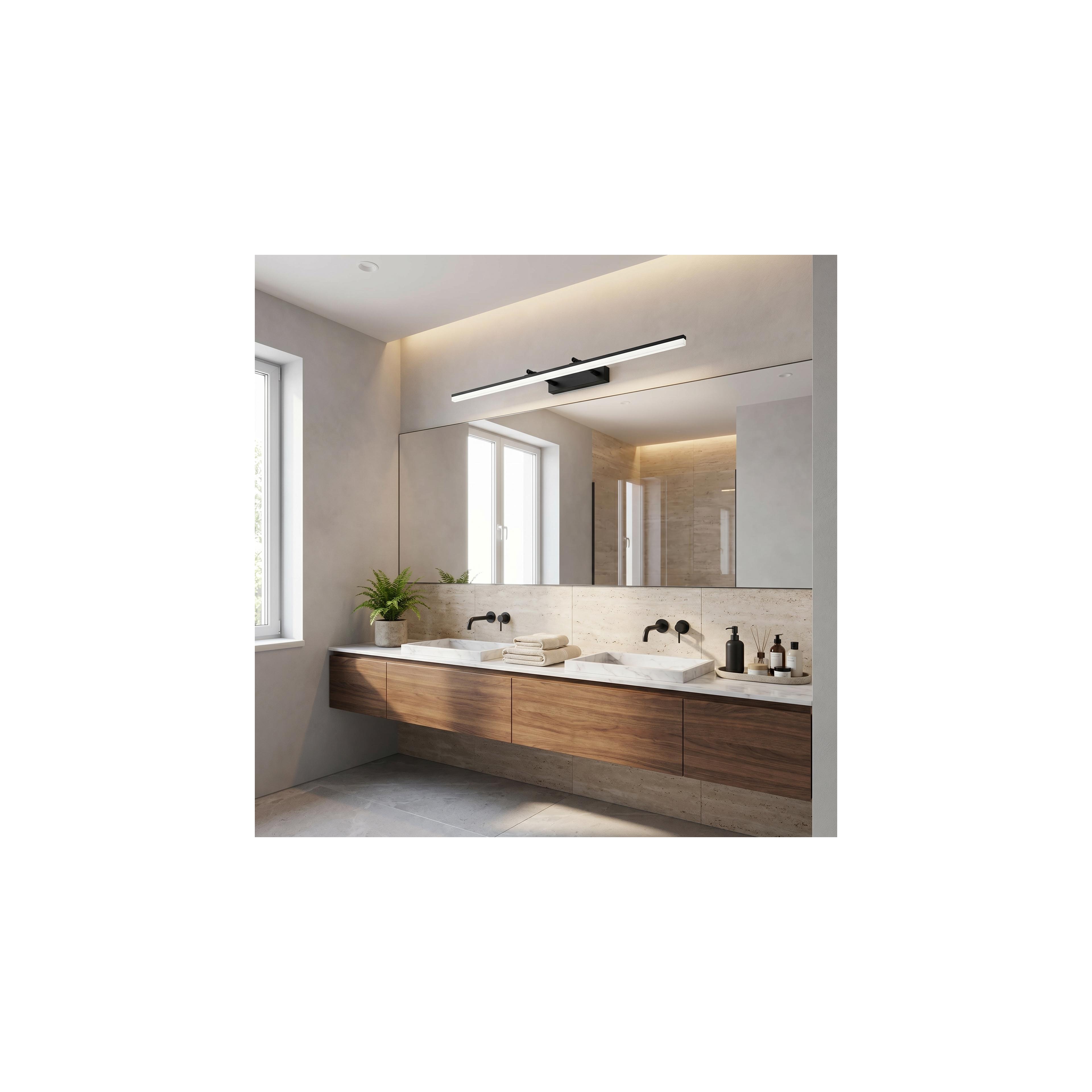 Bad LED-Wandleuchte APP1880-1W 80cm BLACK