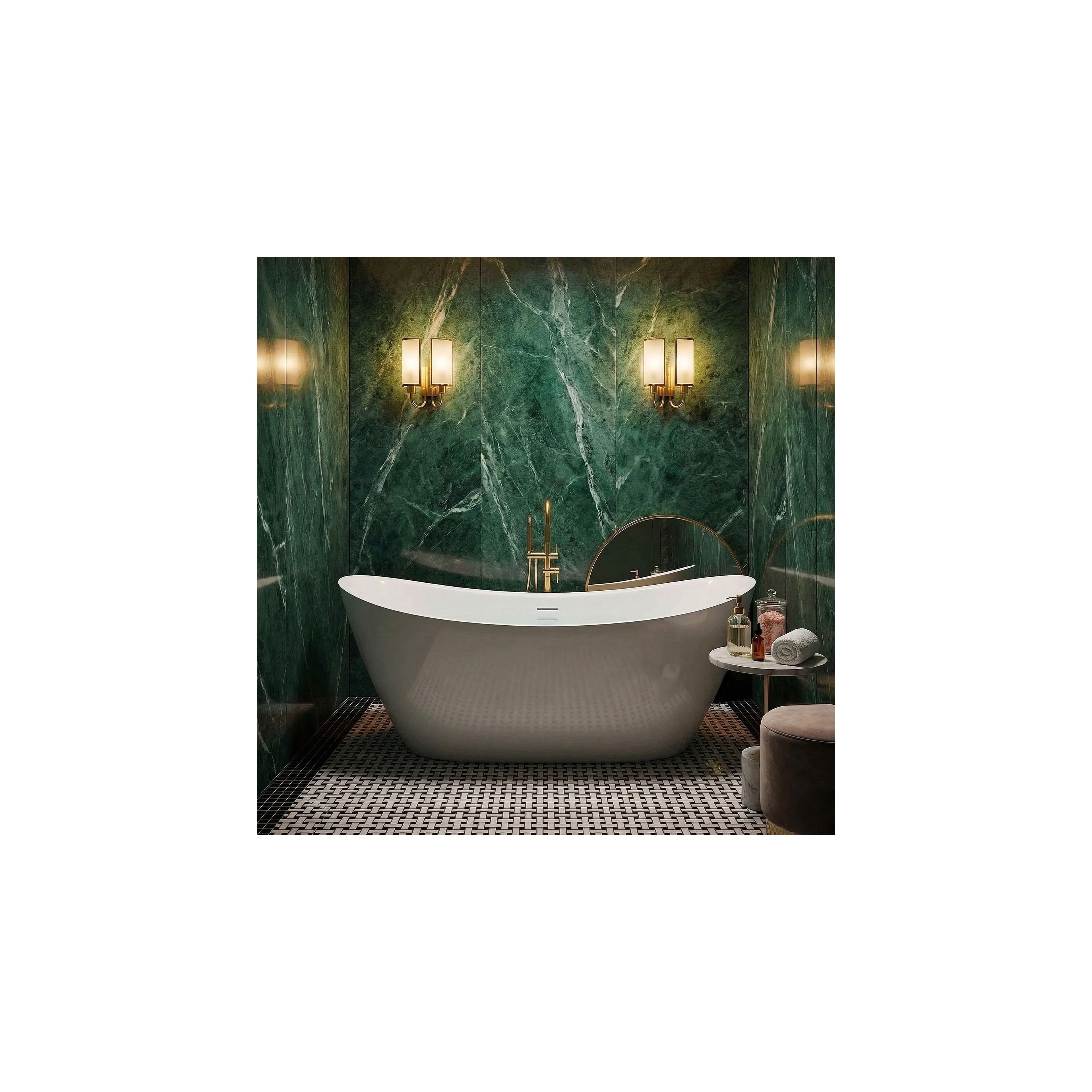 Freistehende Badewanne Rea Ferrano Slim 160