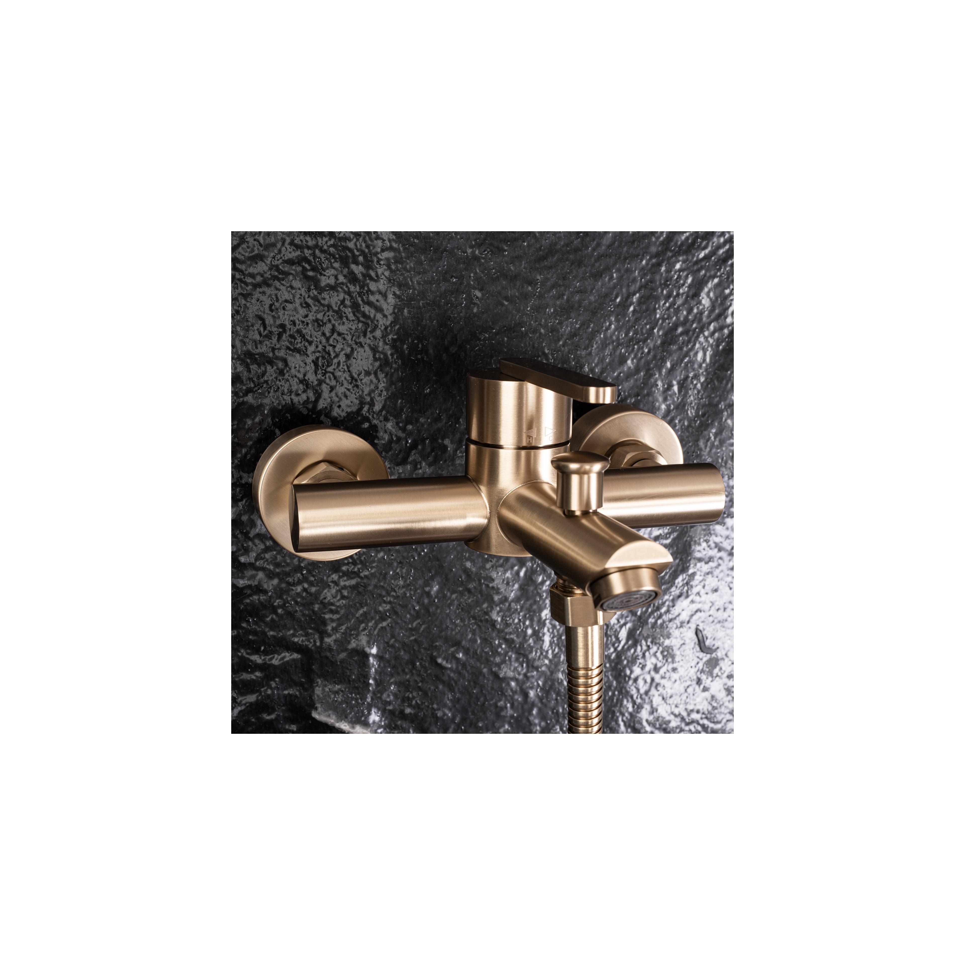 Wannenarmatur REA Ontario Brush Gold