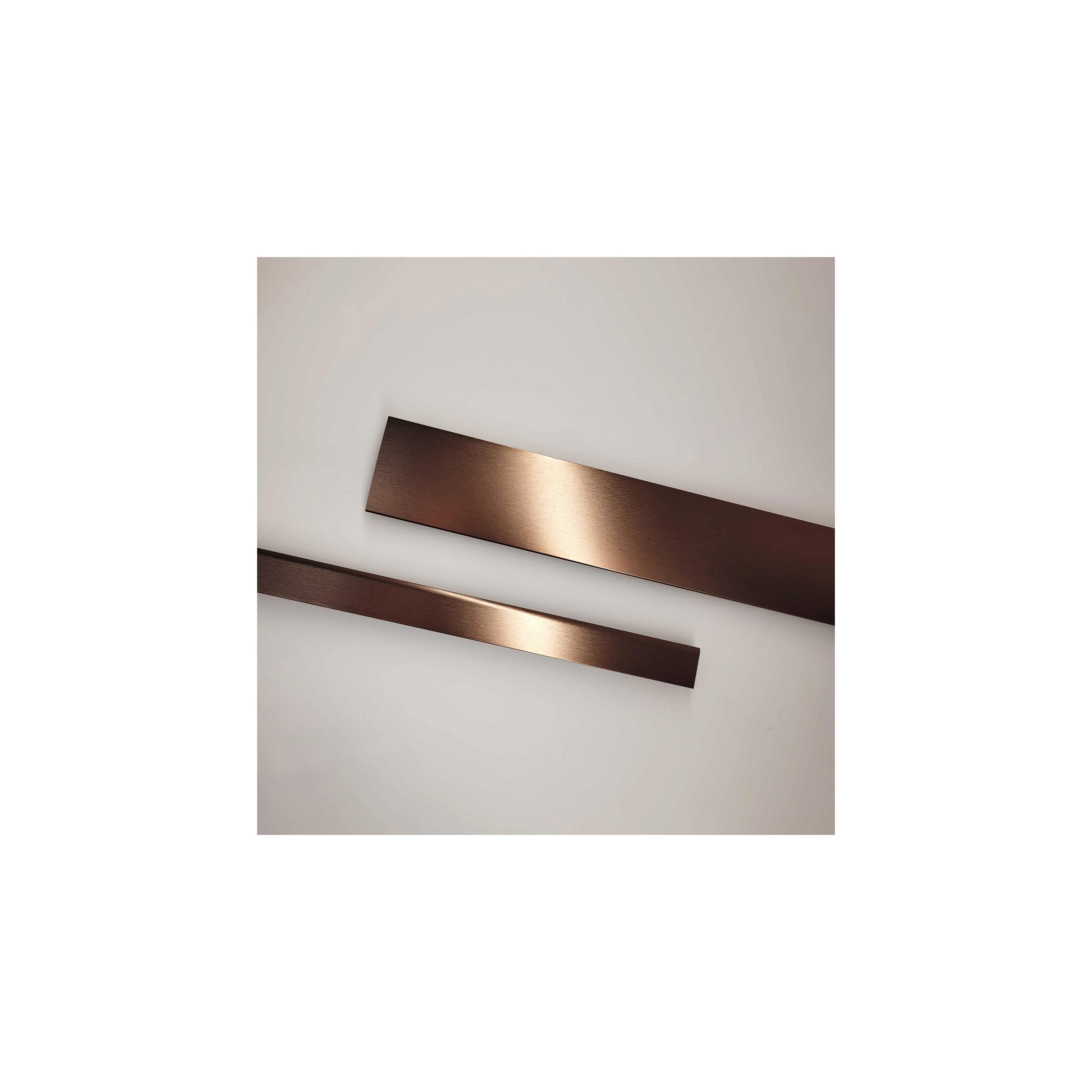 Duschkabine Rea City 80x100 Brush Copper