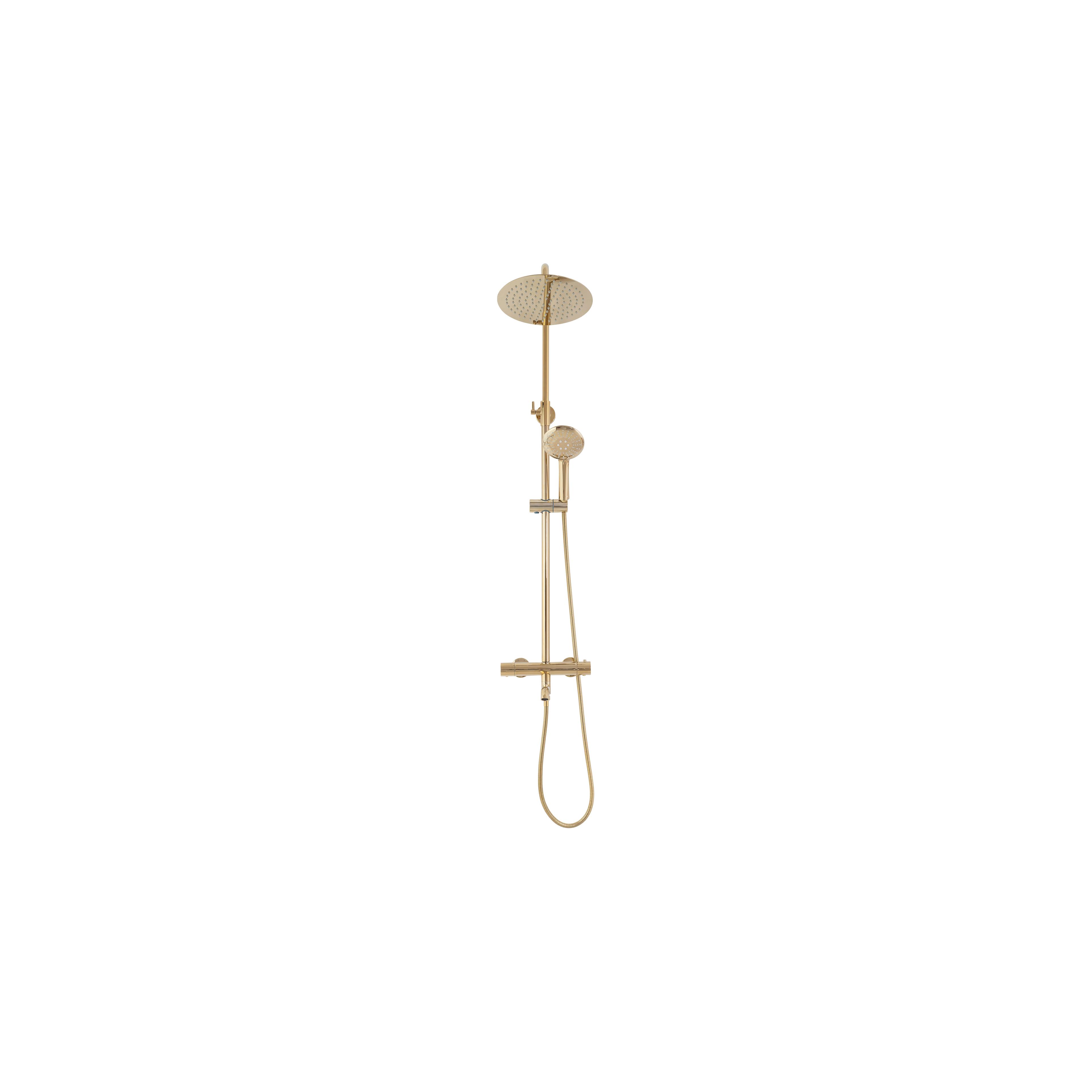 Kit de douche avec thermostat Lungo Gold