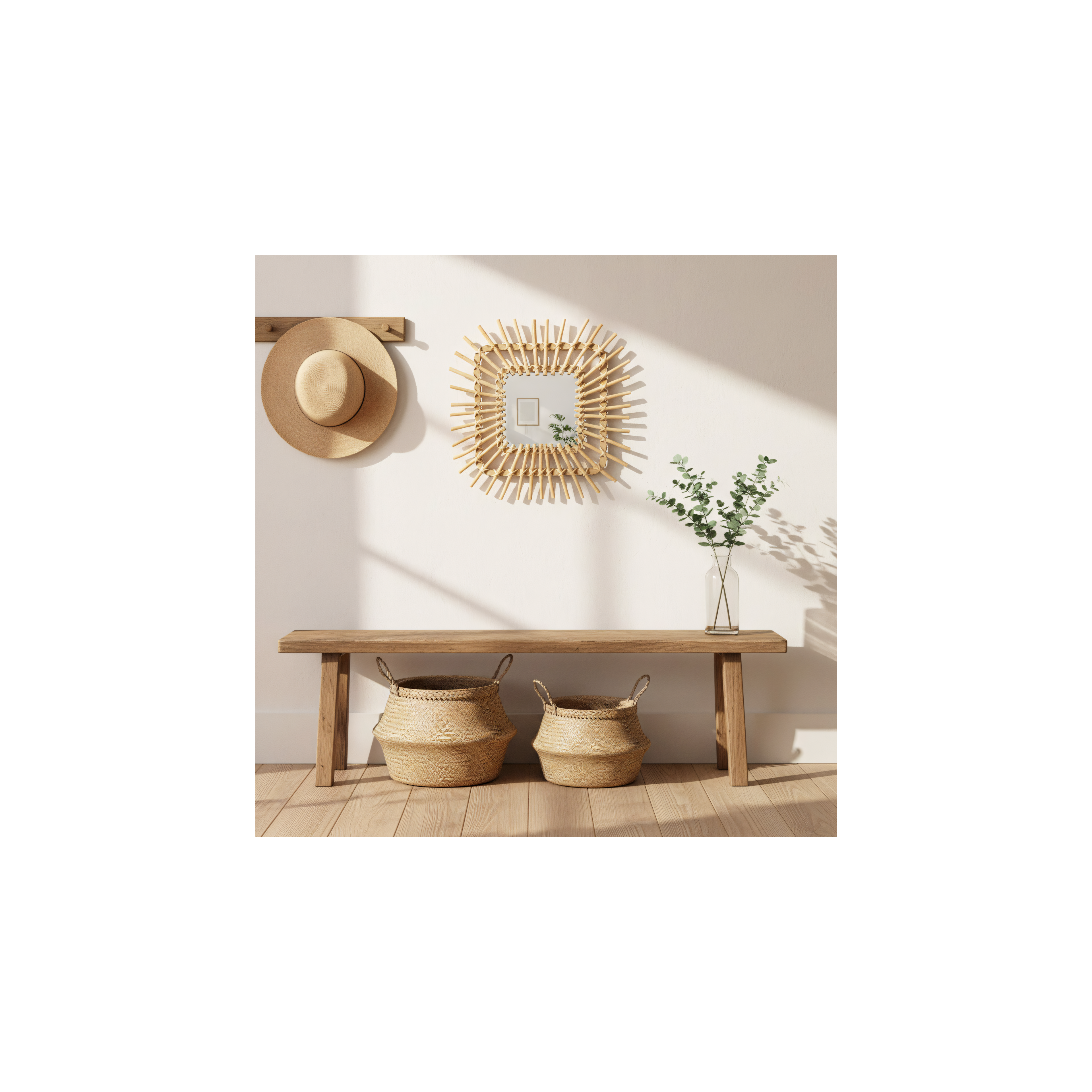 BOHO SEINÄPEILI 45cm QDJ071