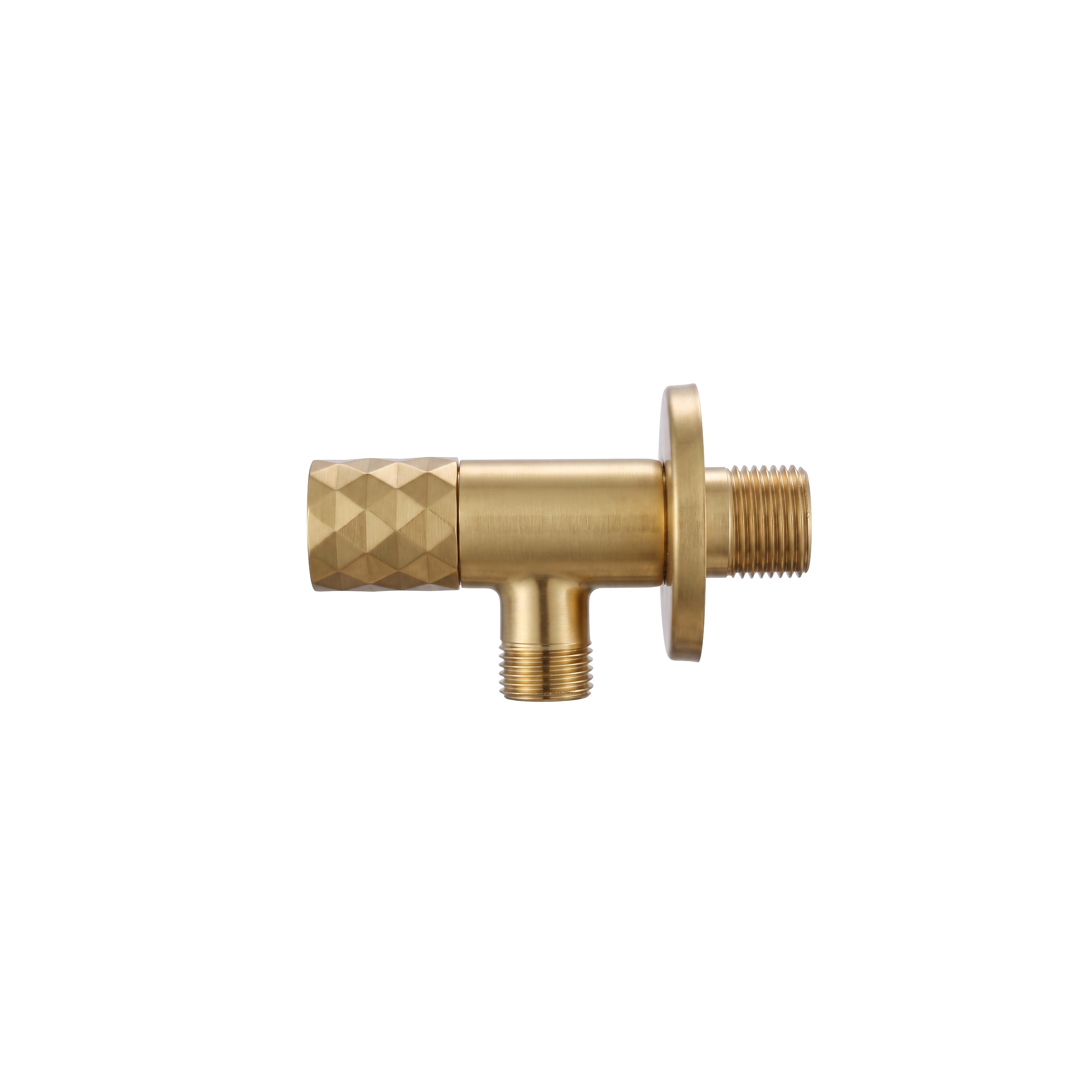 Eckventil Diamond 03 1/2" x 3/8" Brush Gold
