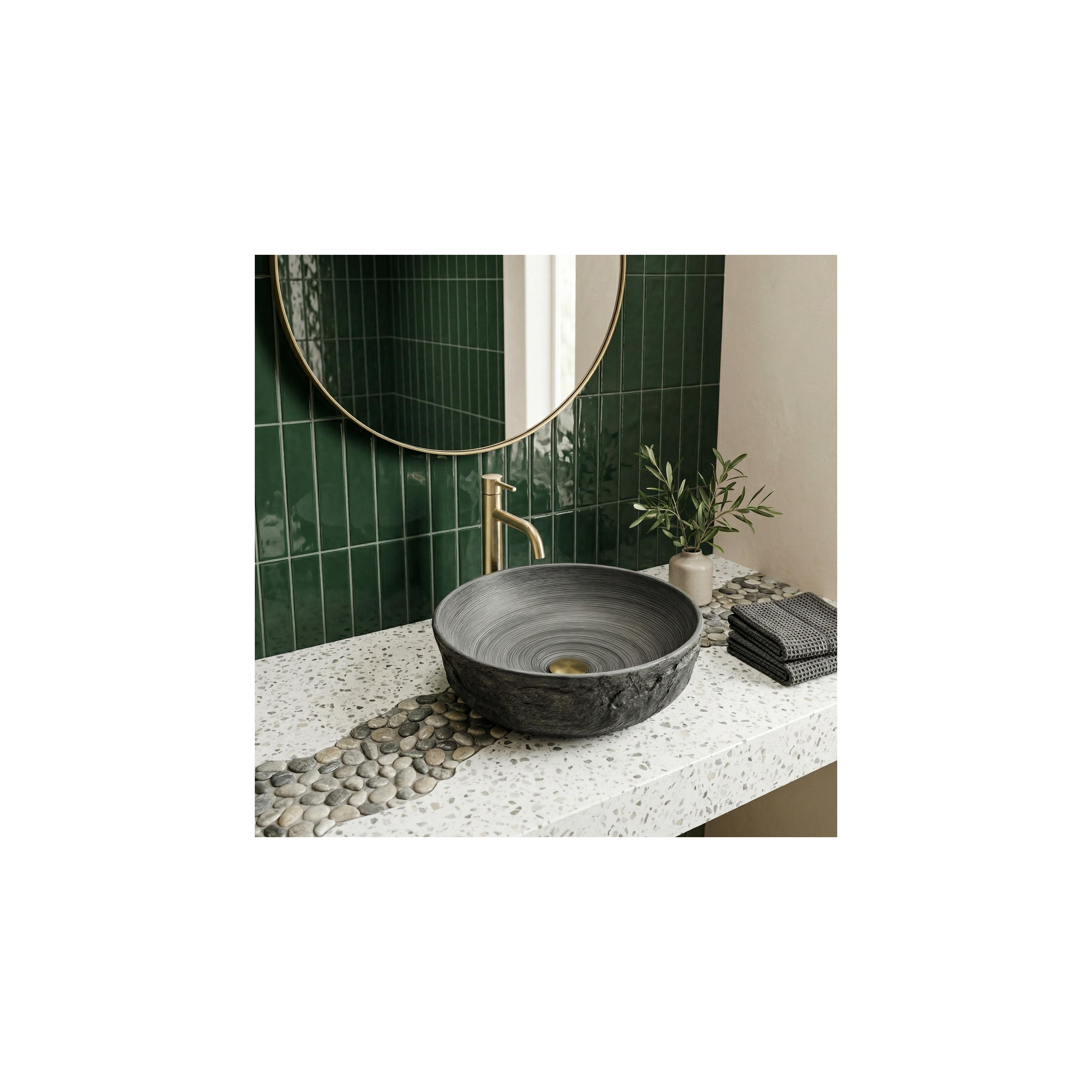 Aufsatzwaschbecken Rea Babilon Silver