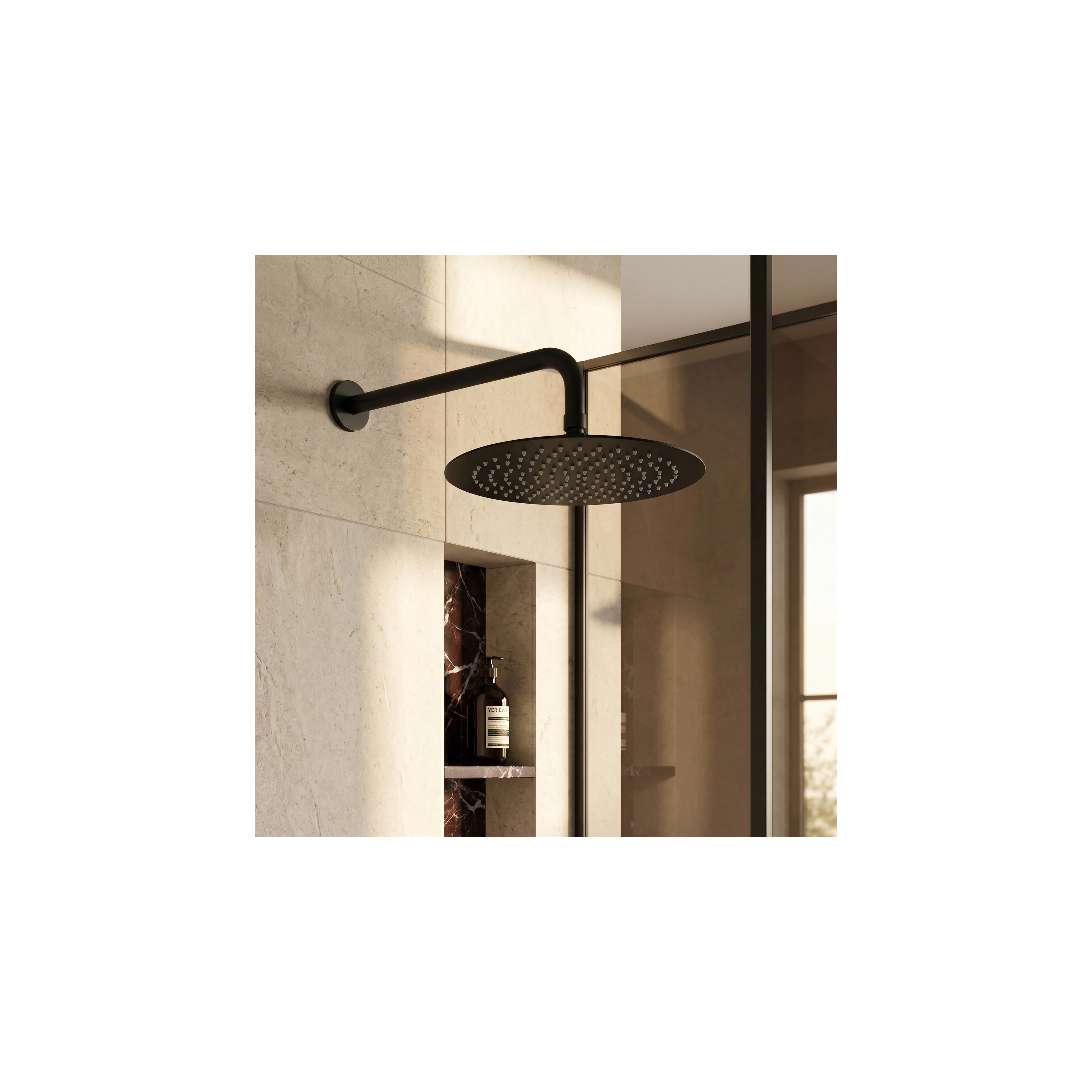 Кръгла душ глава REA JS-P014B 30cm Black