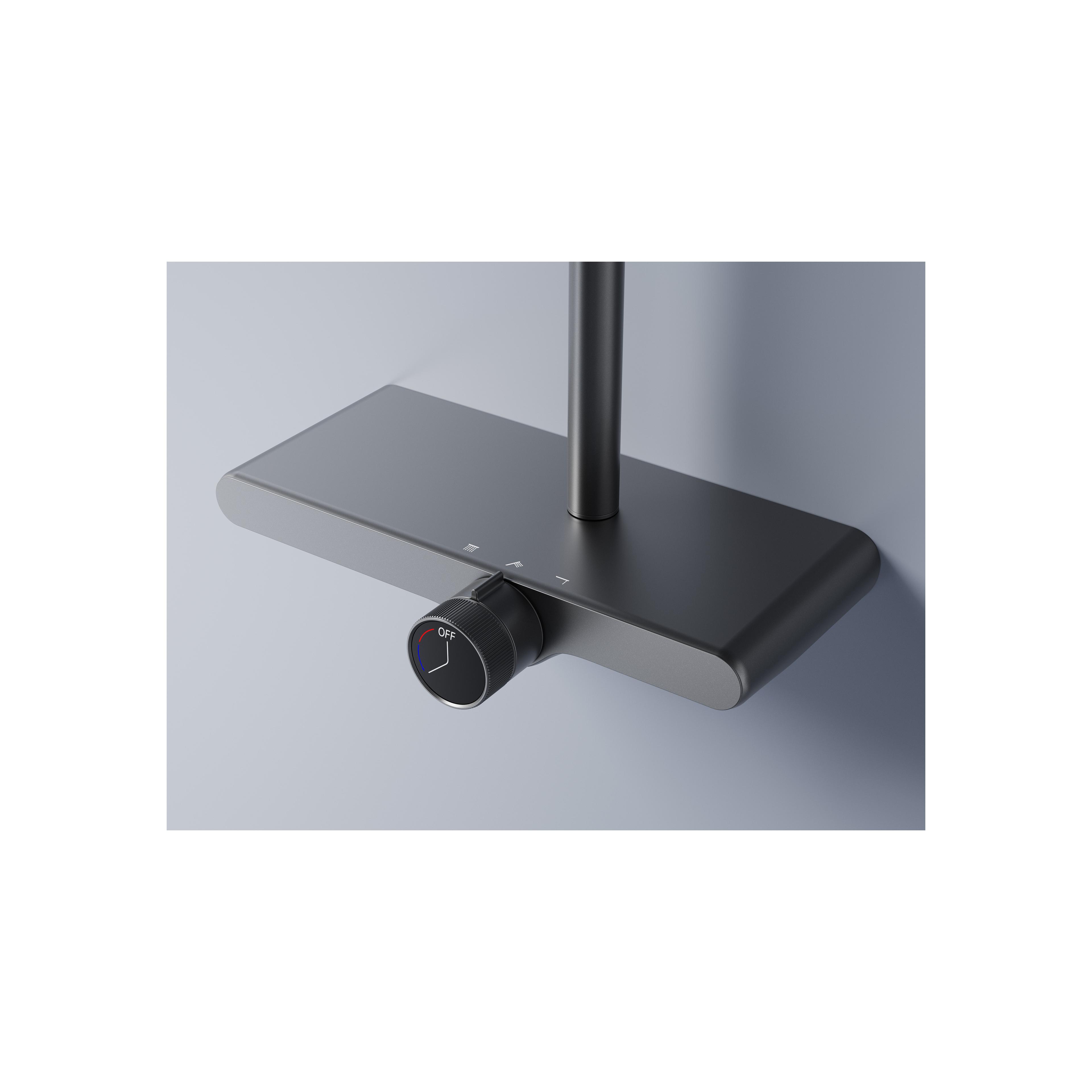Shower set REA Bari Titanium