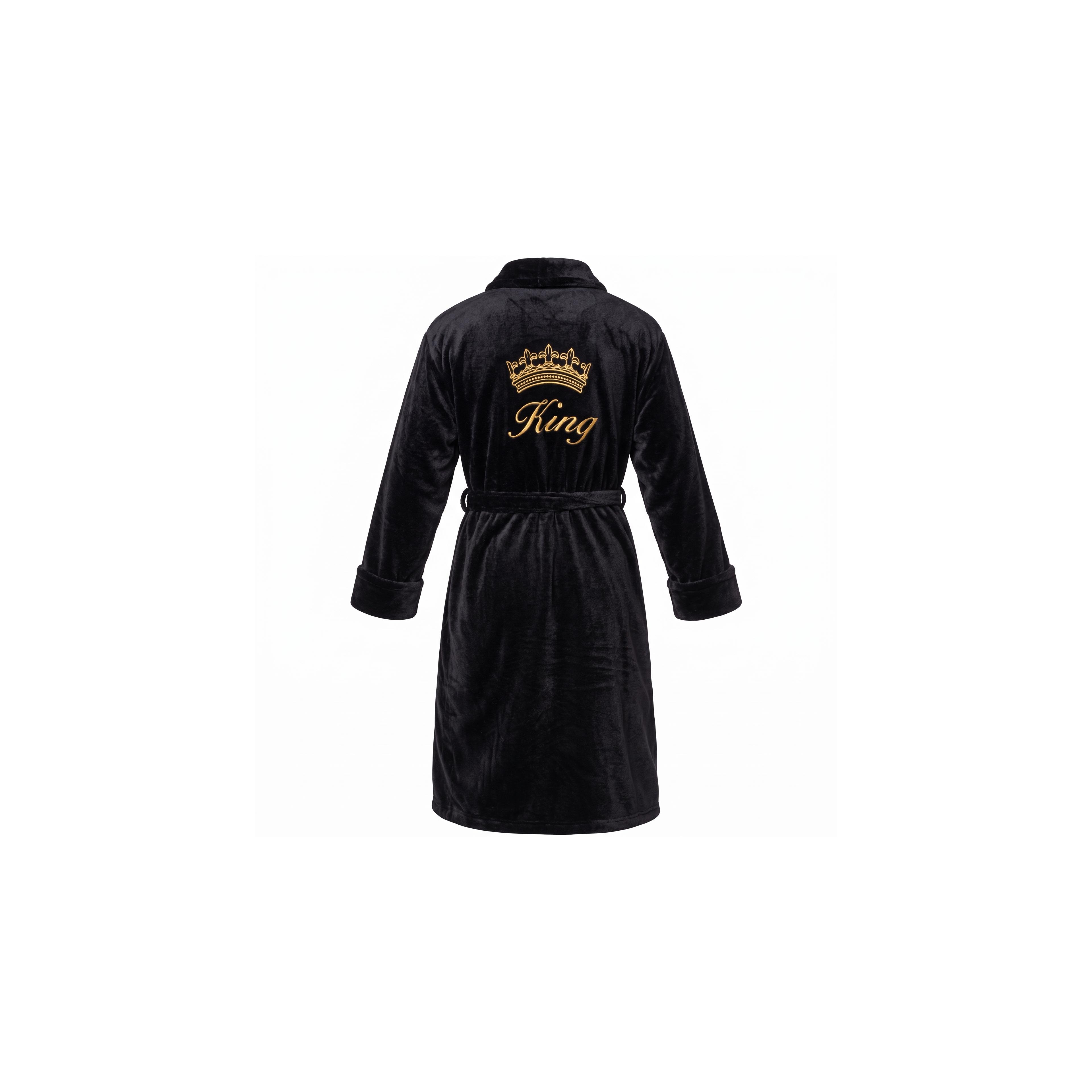 Халат MEN King Black collar