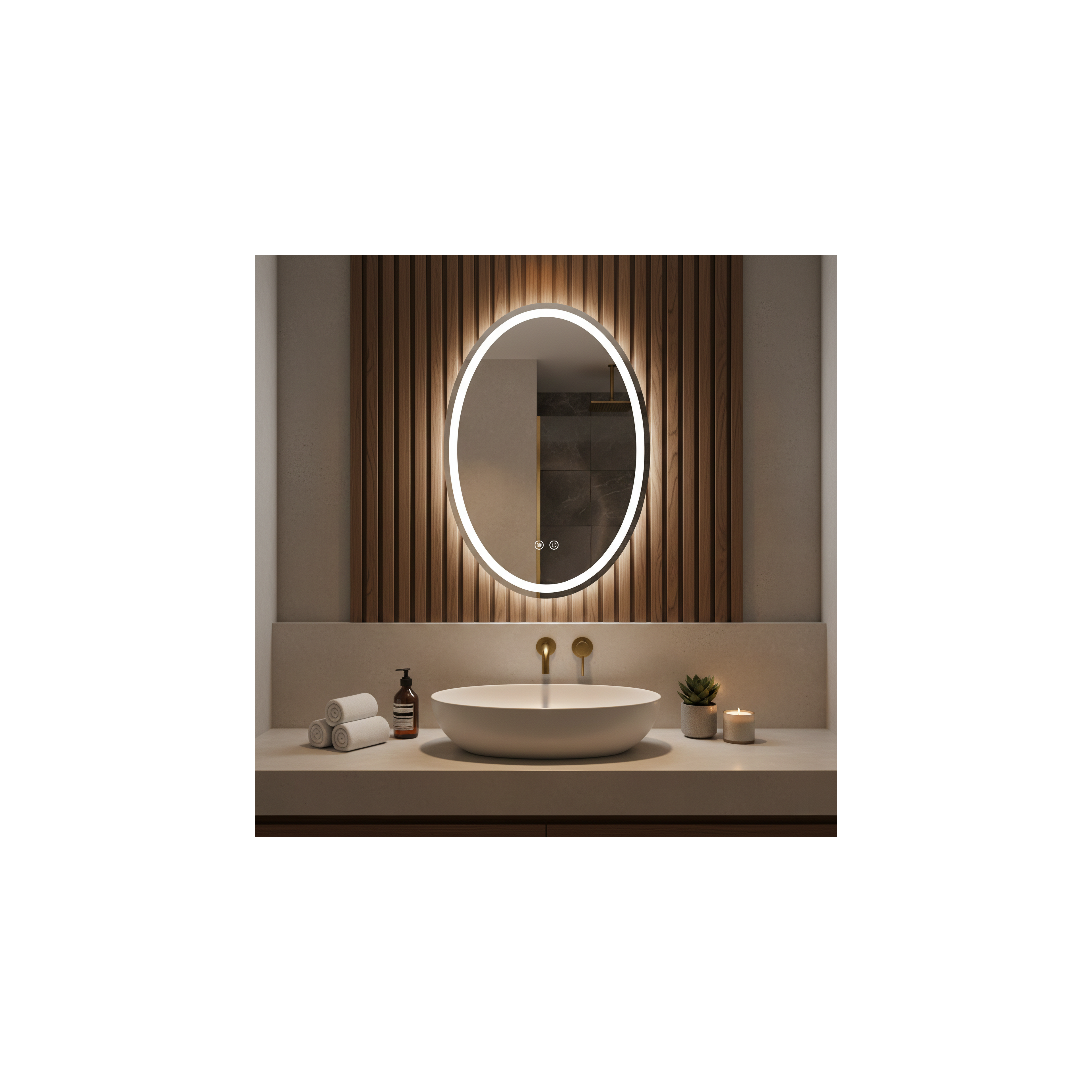 Spiegel LED Marco 50x70 cm
