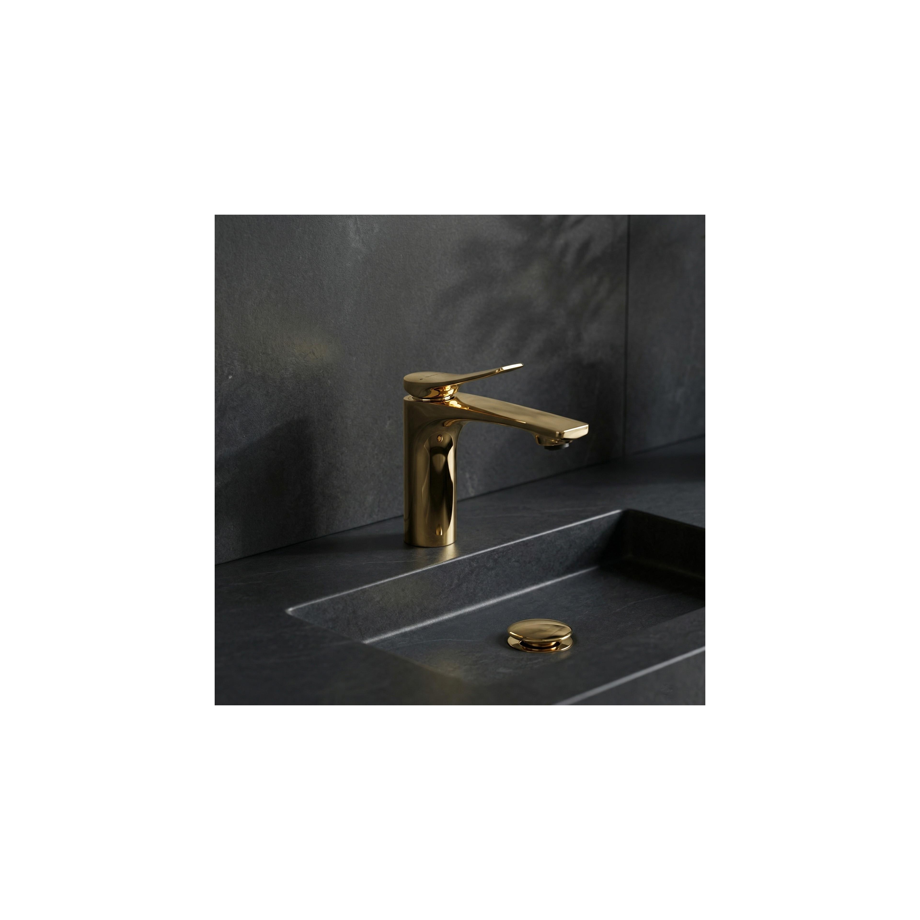 Bathroom faucet PREMIUM Rea Vision Gold Low