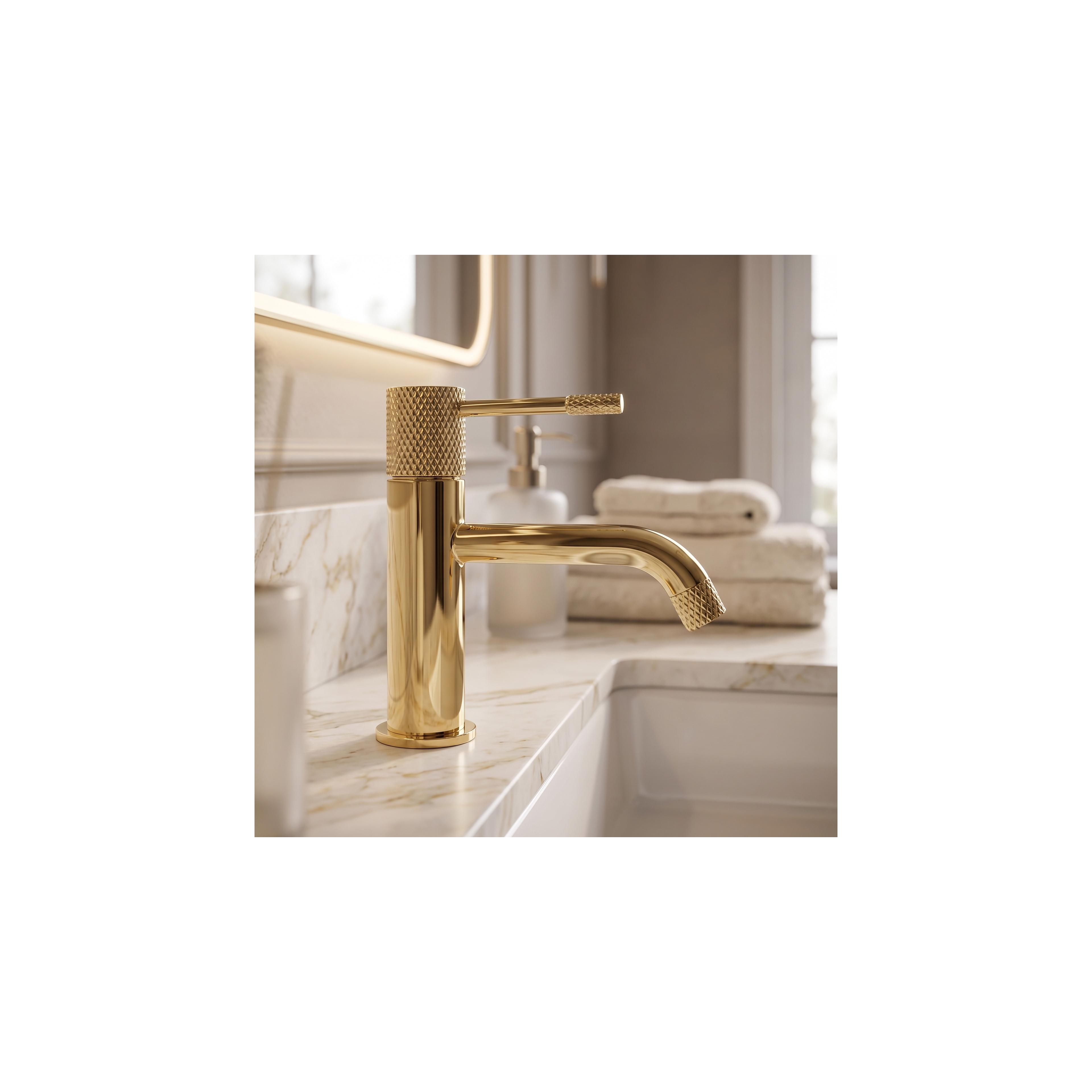 Waschbeckenarmatur Rea Venti Gold Low