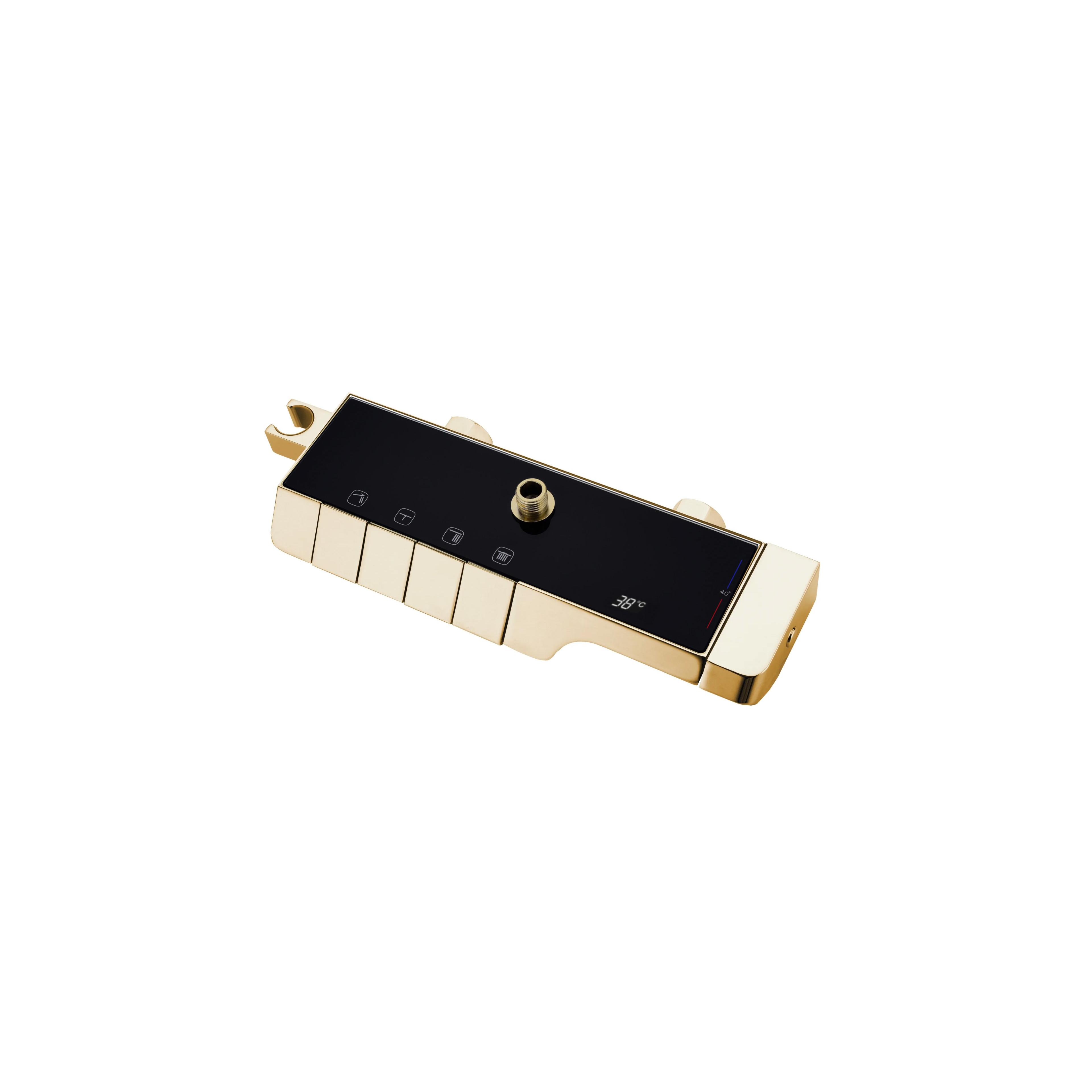 Duschgarnitur mit Thermostat REA ROB Gold