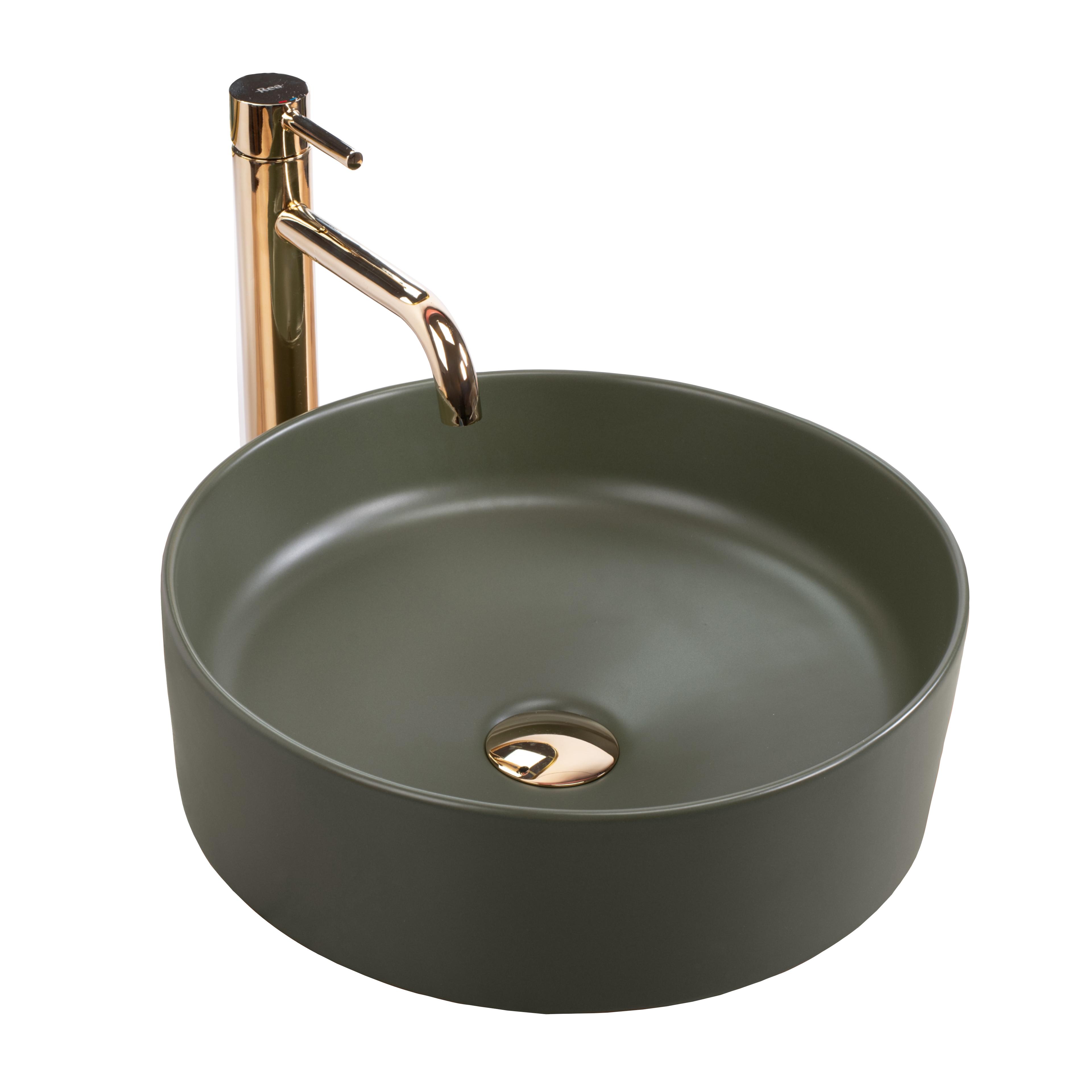 Countertop Basin Rea SAMI GREEN MATT