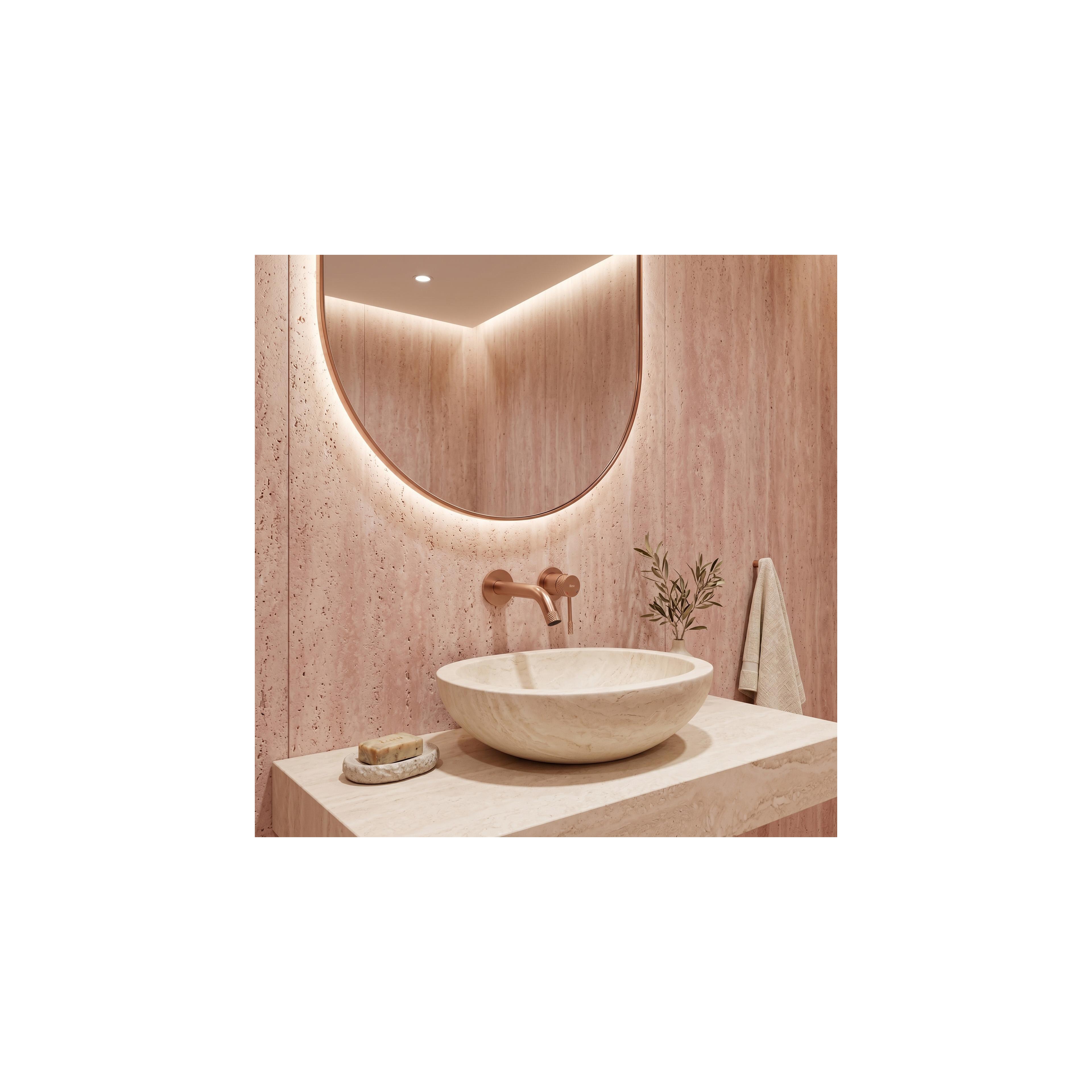 Wall Mounted faucet REA Venti Brush Copper
