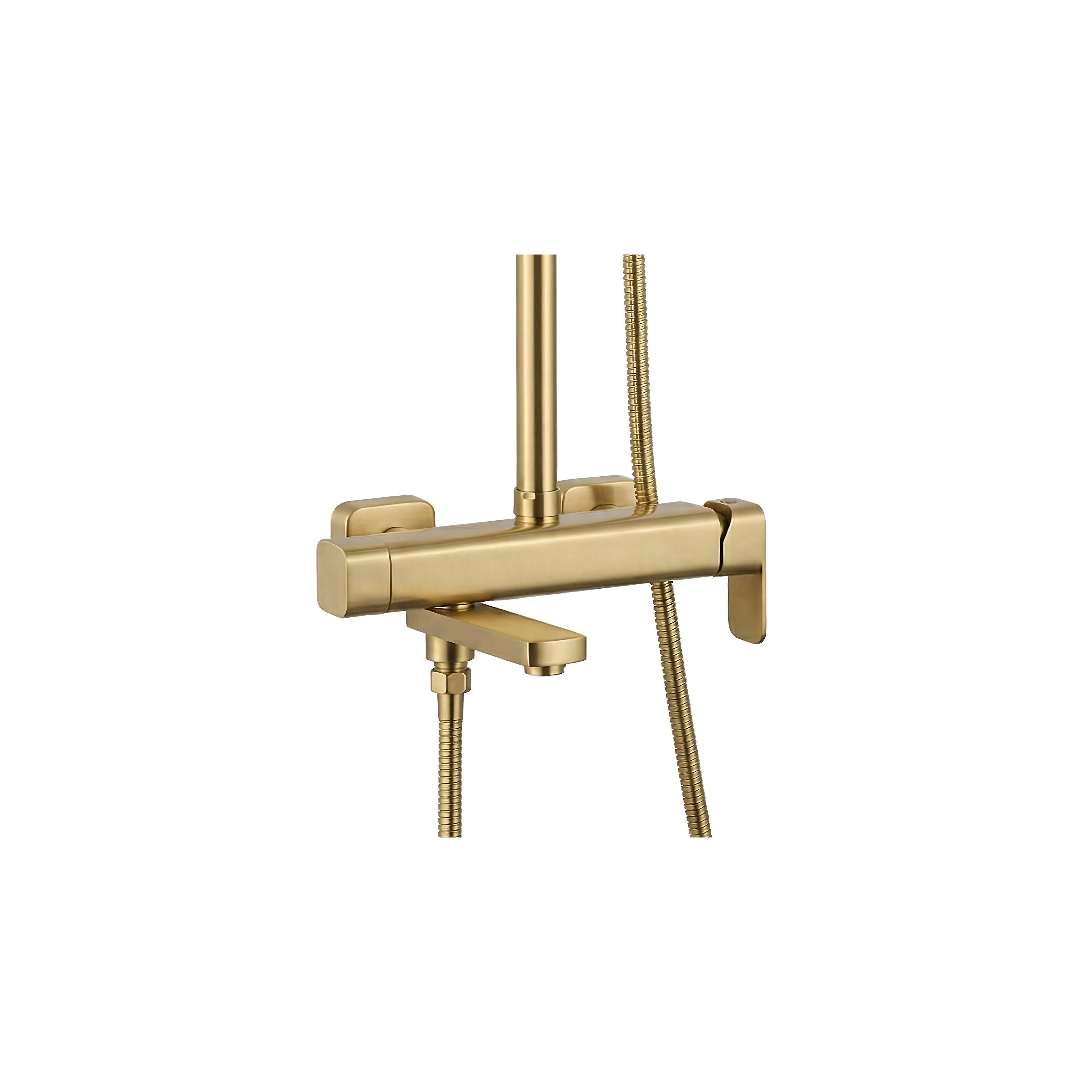 Duschgarnitur Rea Arlo Brush Gold