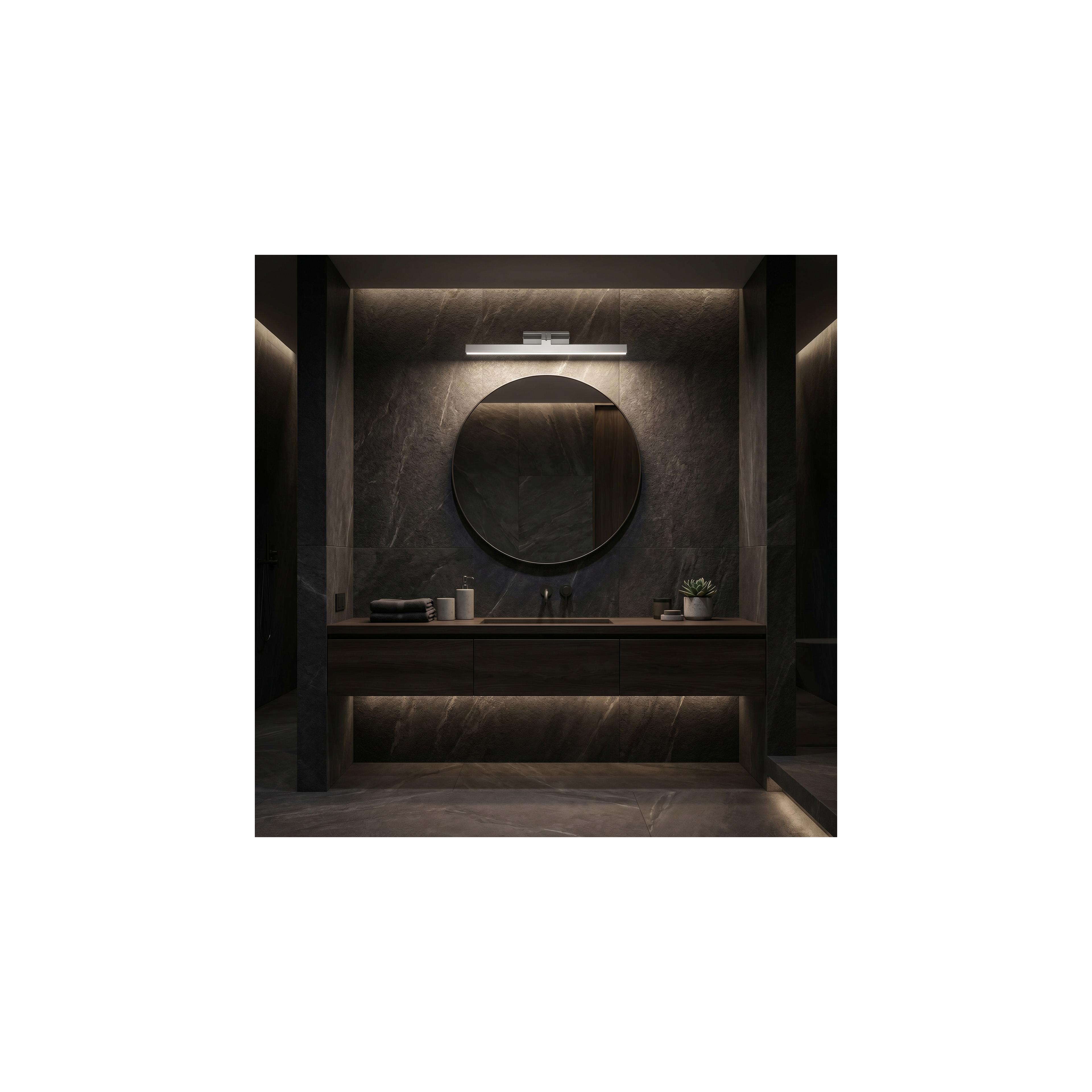 Bad LED-Wandleuchte SWE002-1W 58cm CHROME