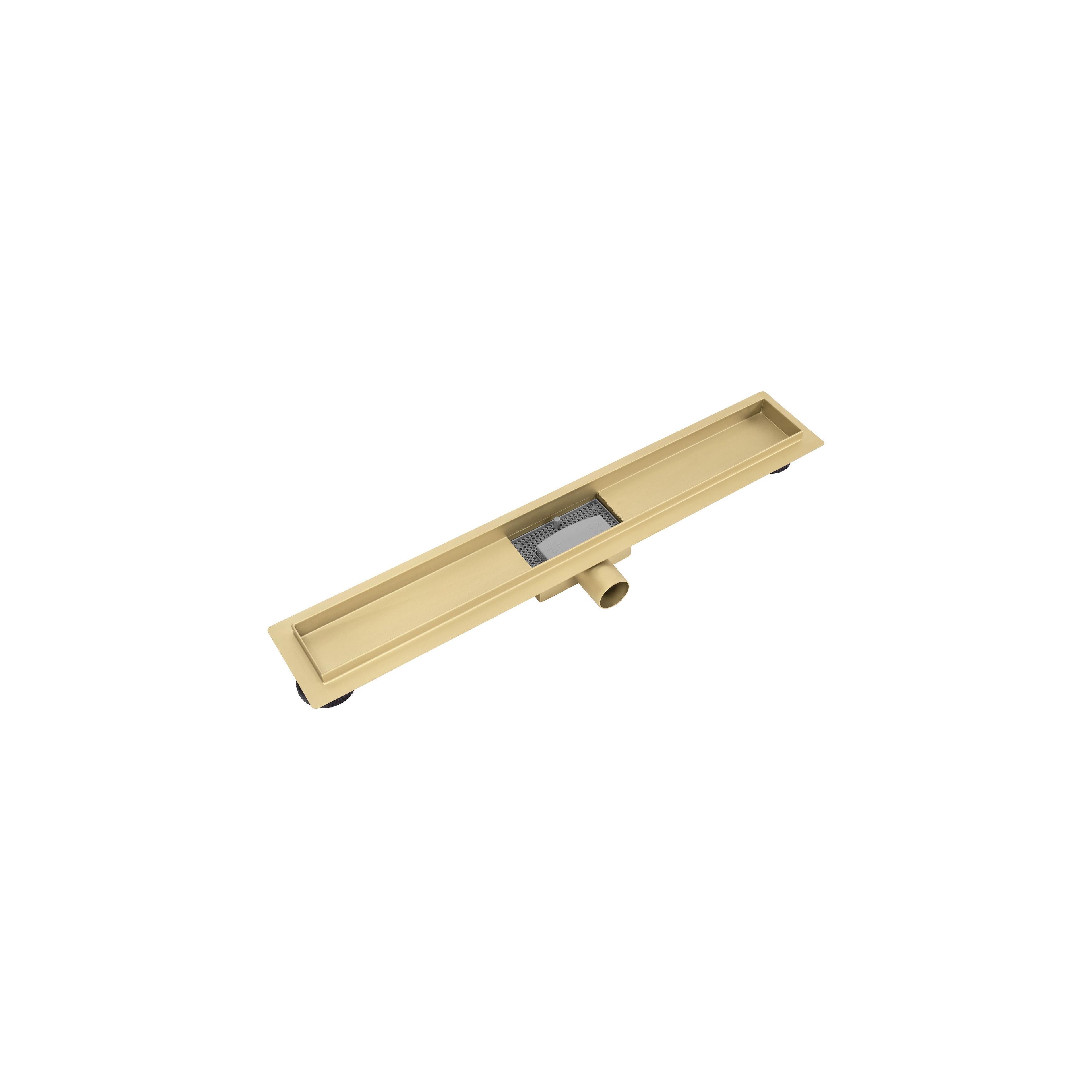 Linear drainage Rea Neox brush gold 70