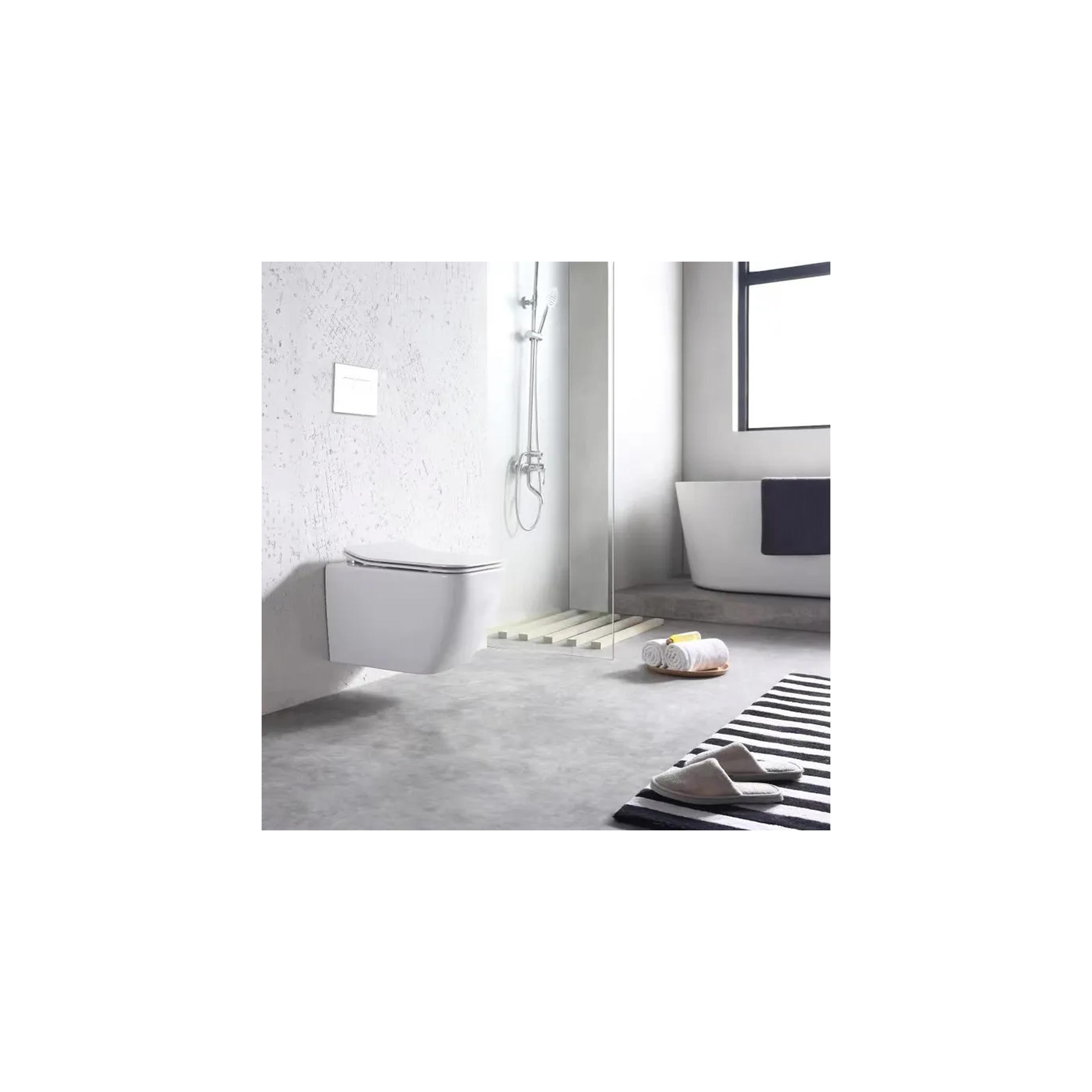 VISEĆA WC ŠKOLJKA MARTIN SLIM RIMLESS DUROPLAST