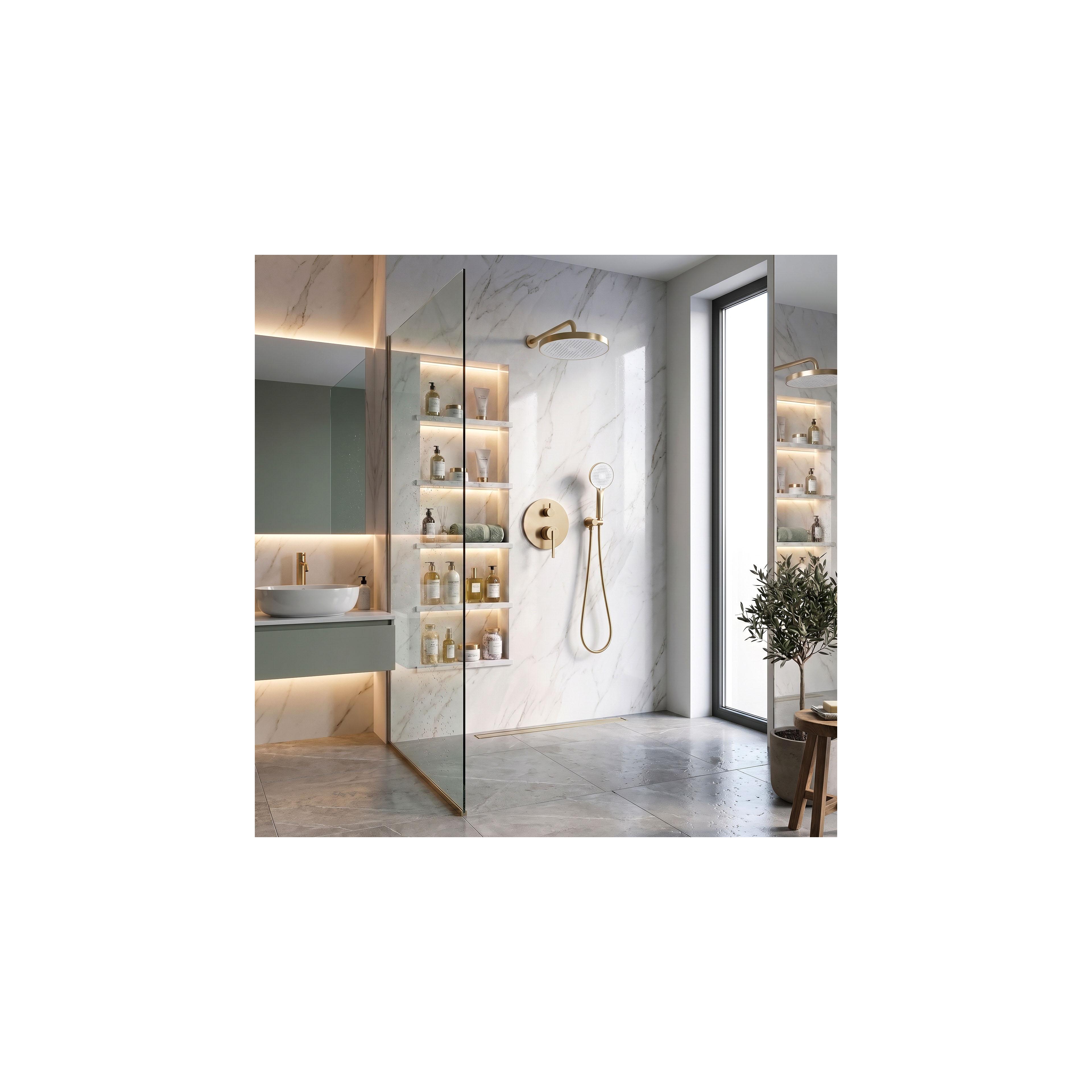 Shower system Rea Grace Brush Gold + BOX