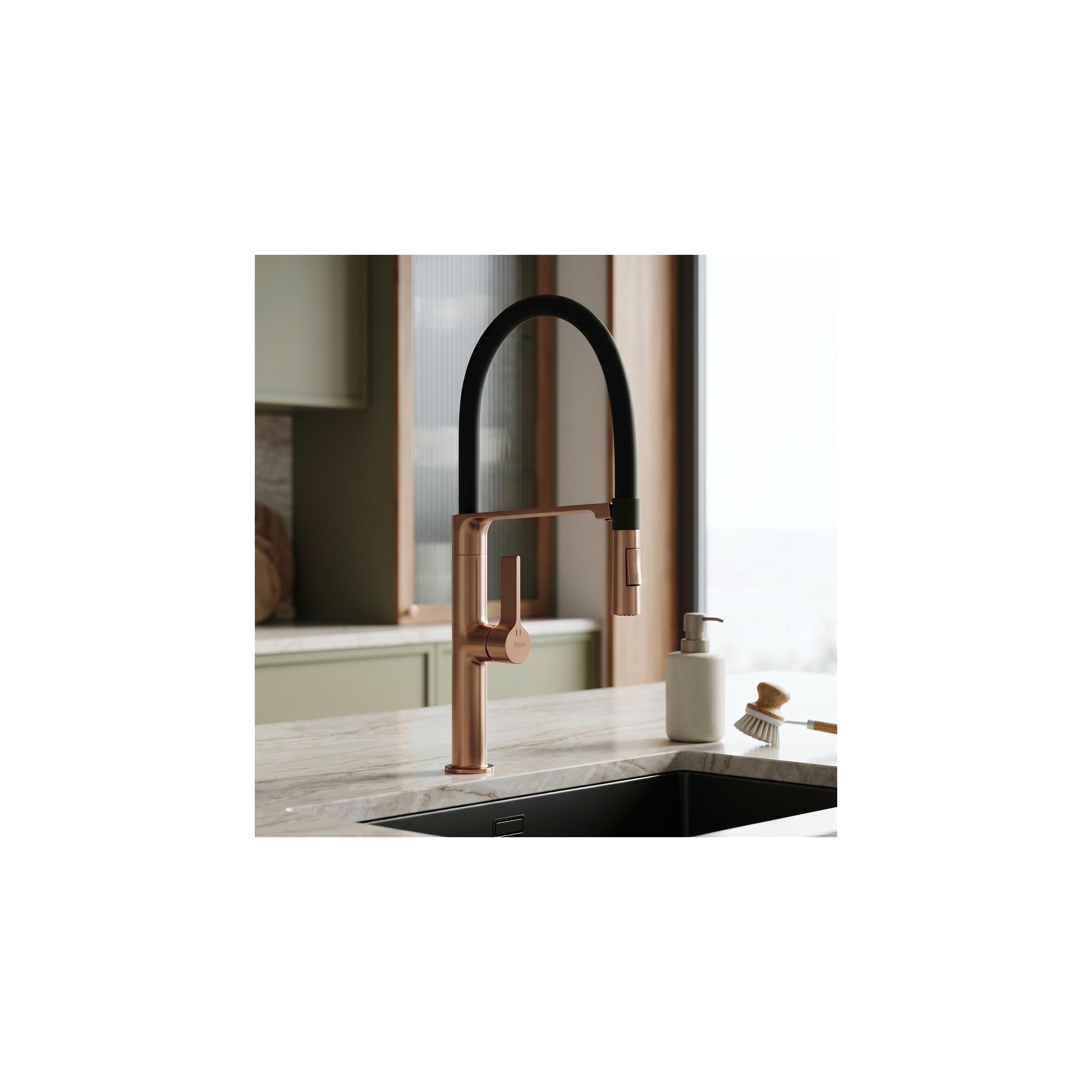Küchearmatur REA Lago Brush Copper