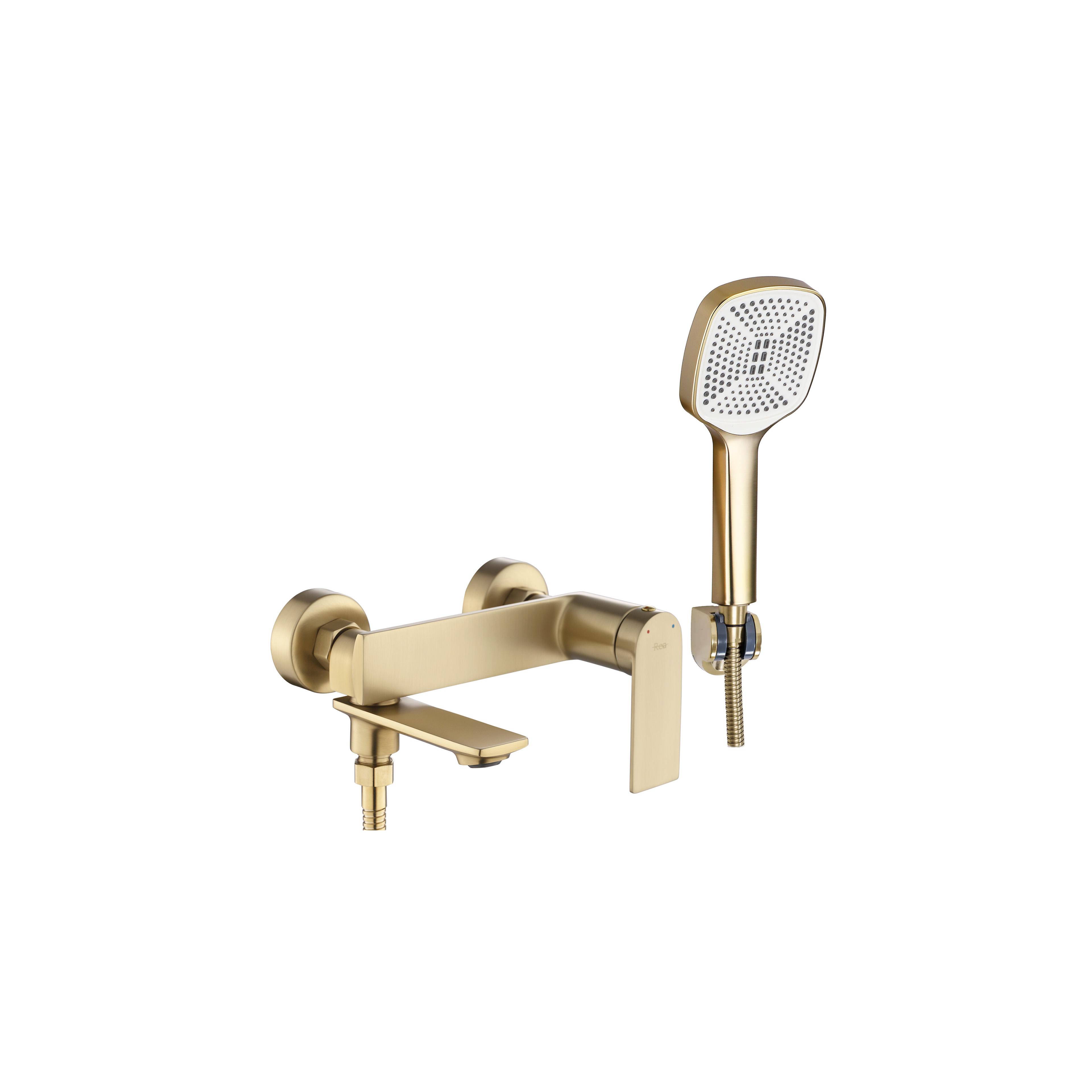 Wannenarmatur REA STORM Brush Gold