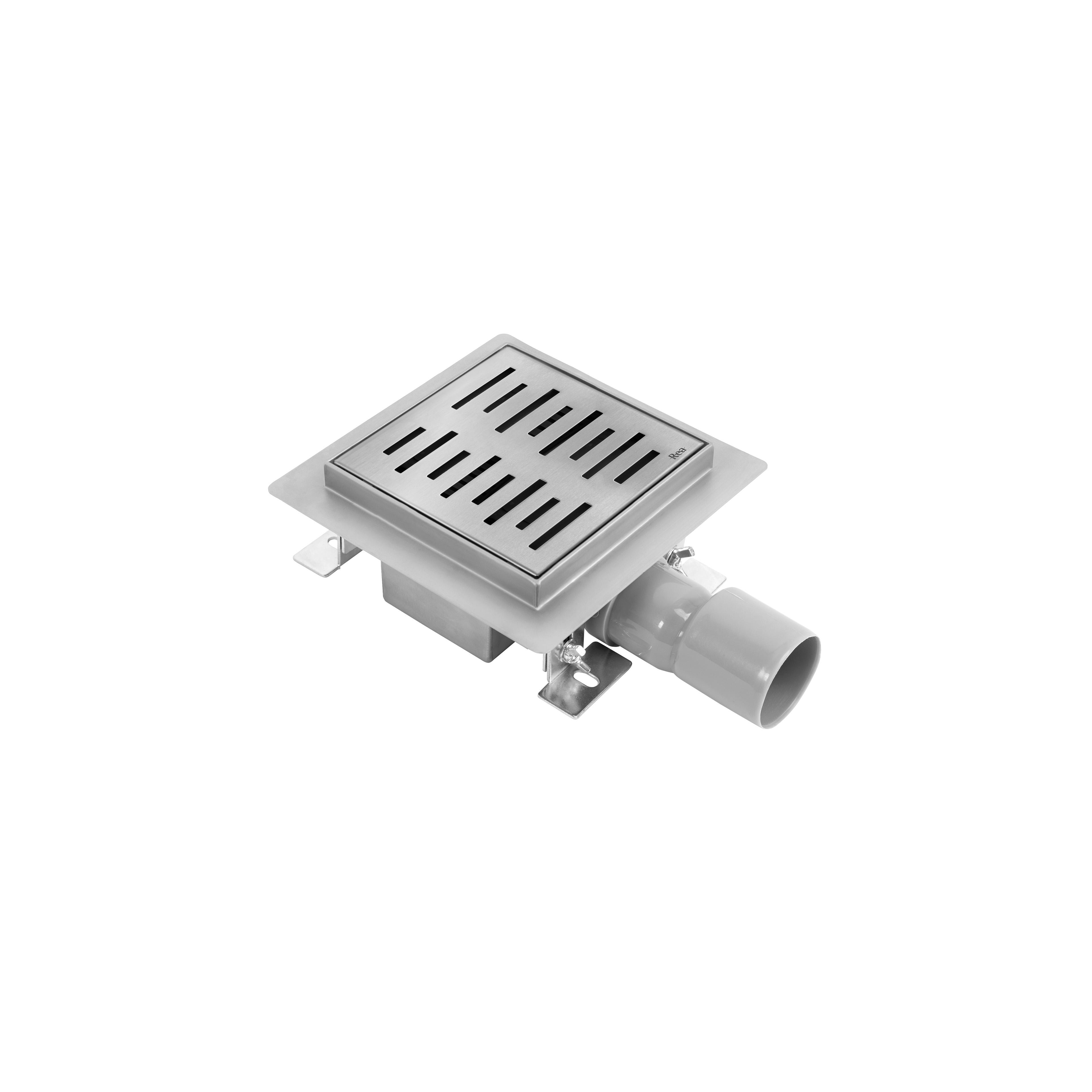 REA LINE lineārā noteka 150x150 BRUSHED NIĶEL