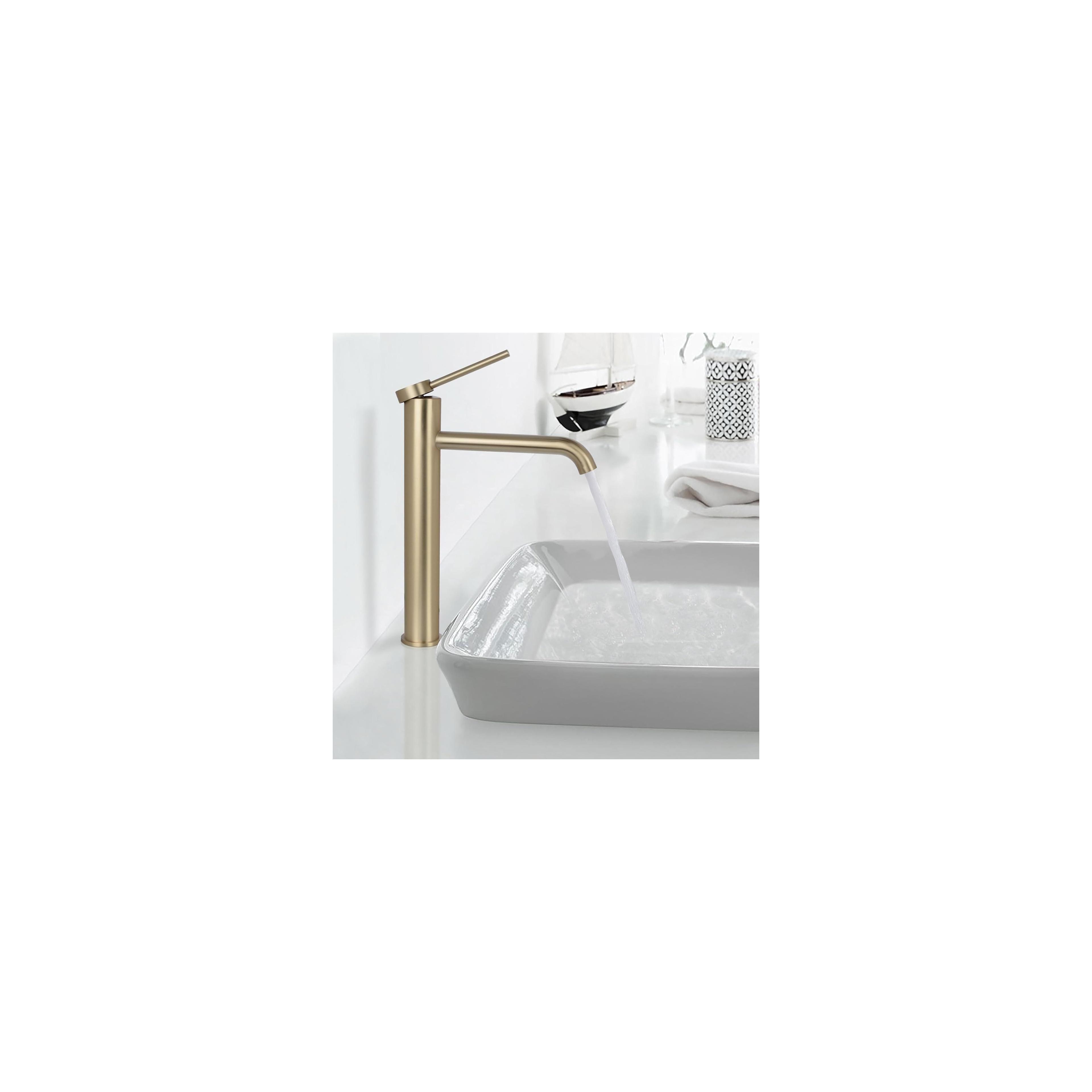 Bathroom faucet Rea CLIF Brush GOLD HIGH