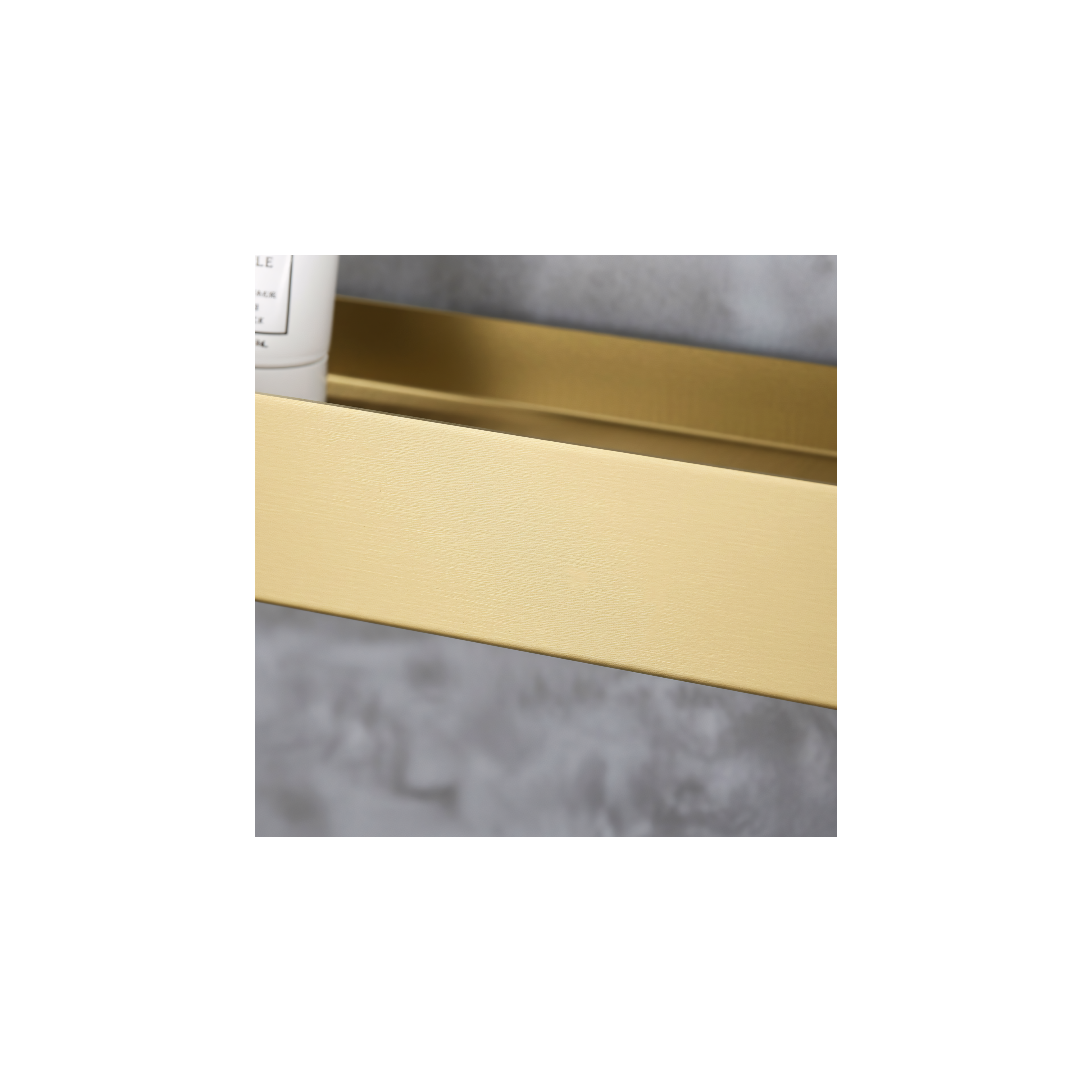 Bathroom shelf SF03 60cm gold brush