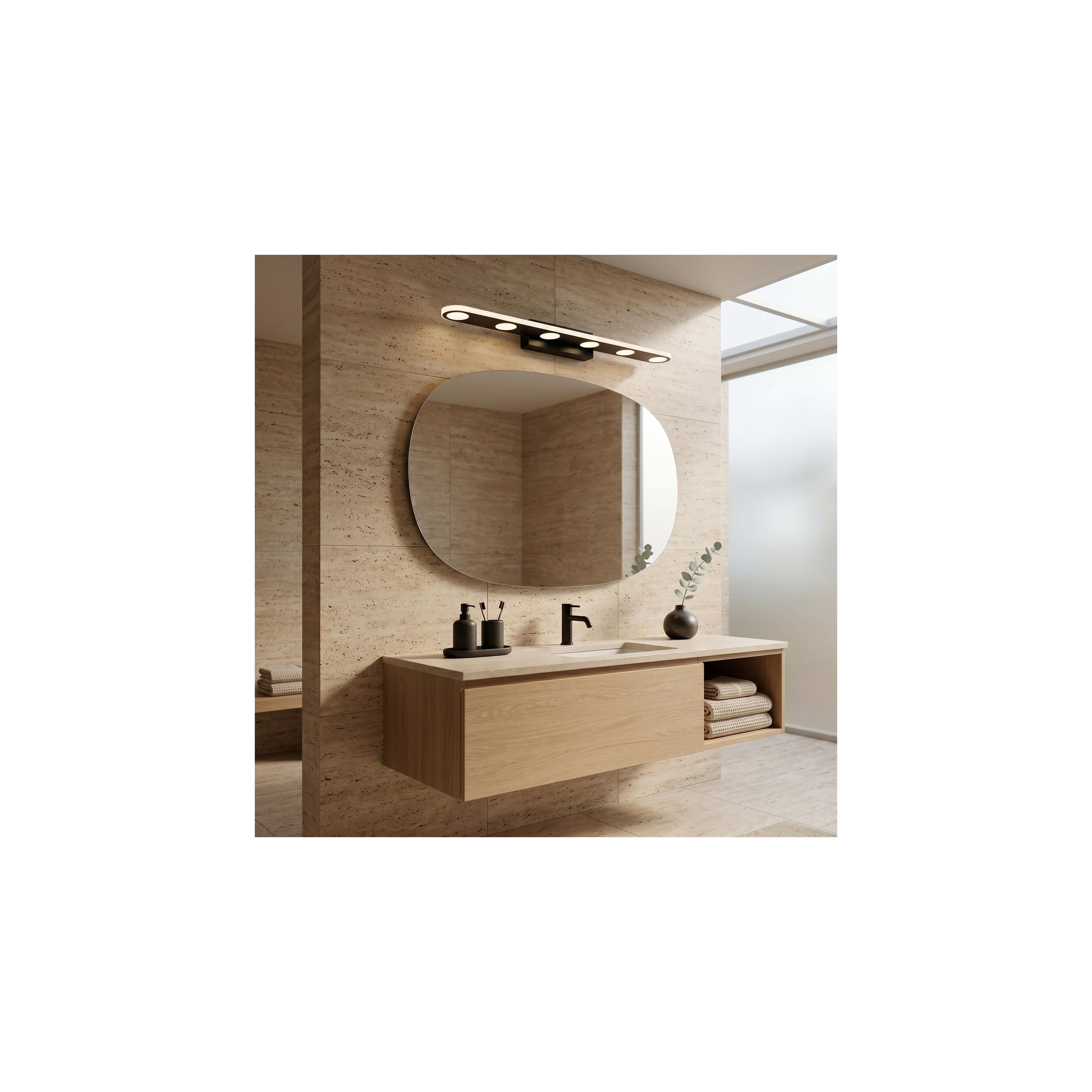 Bad LED-Wandleuchte SWE055-W BLACK