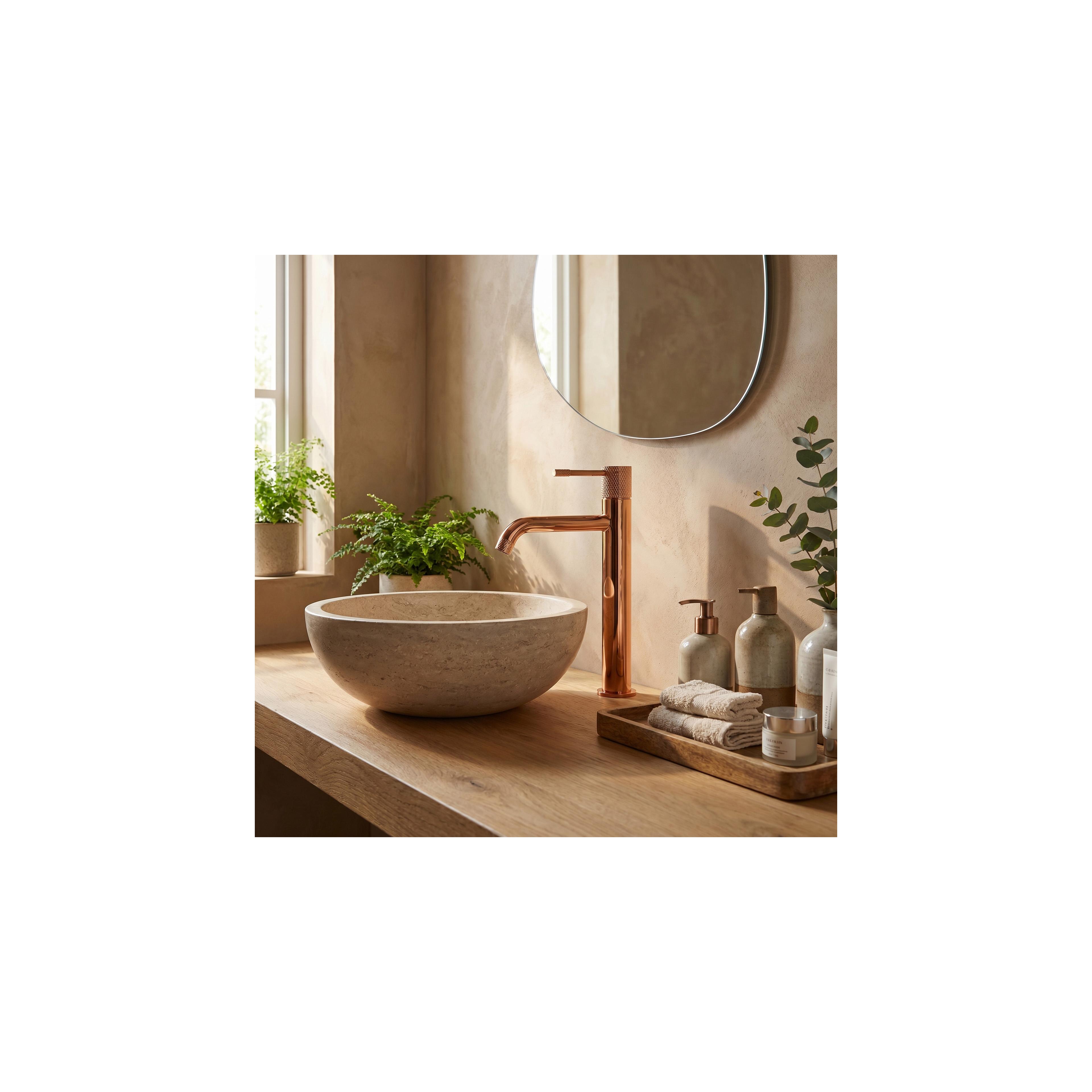 Waschbeckenarmatur Rea  Venti Copper high